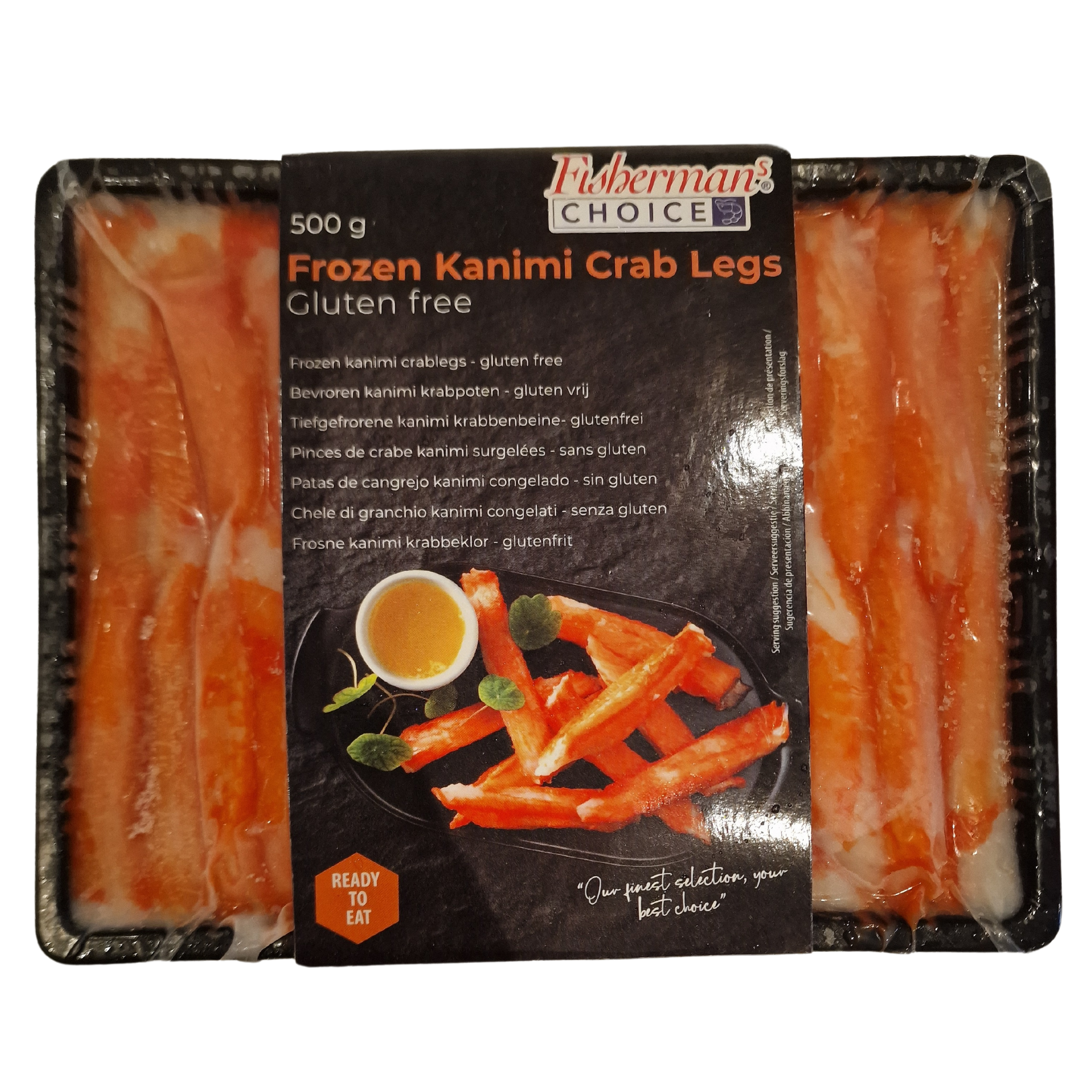Frozen Kanimi Crab Legs (GLUTEN FREE) Fisherman's Choice (500g).