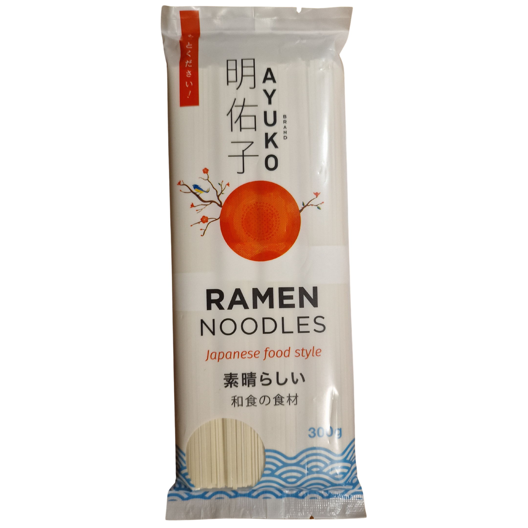 Ramen Noodles Japanese Food Style. AYUKO (300g.)