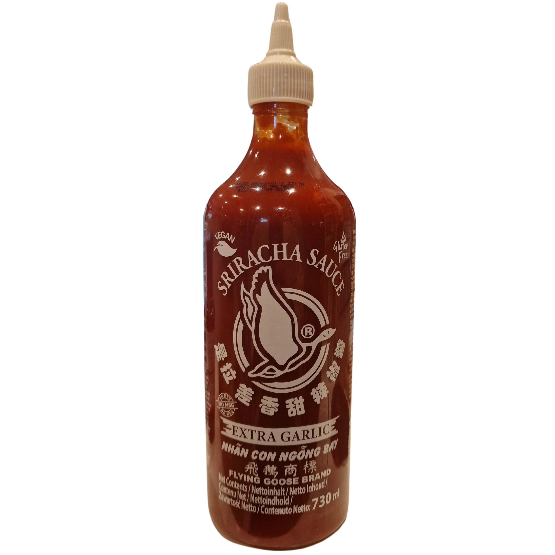Sriracha Sauce Extra Garlic (730 ml.)