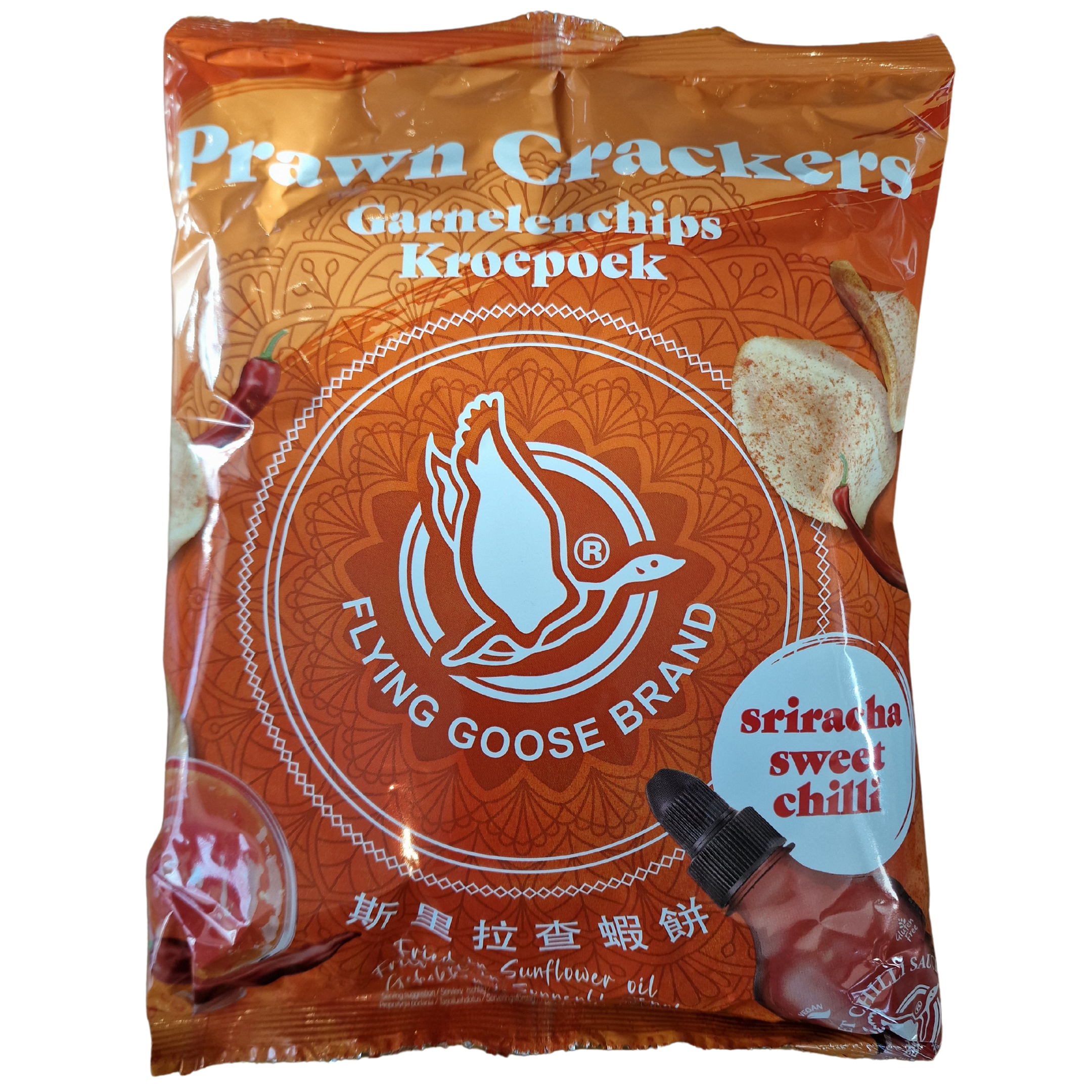 Sriracha Prawn Crackers FLYING GOOSE (80g.)