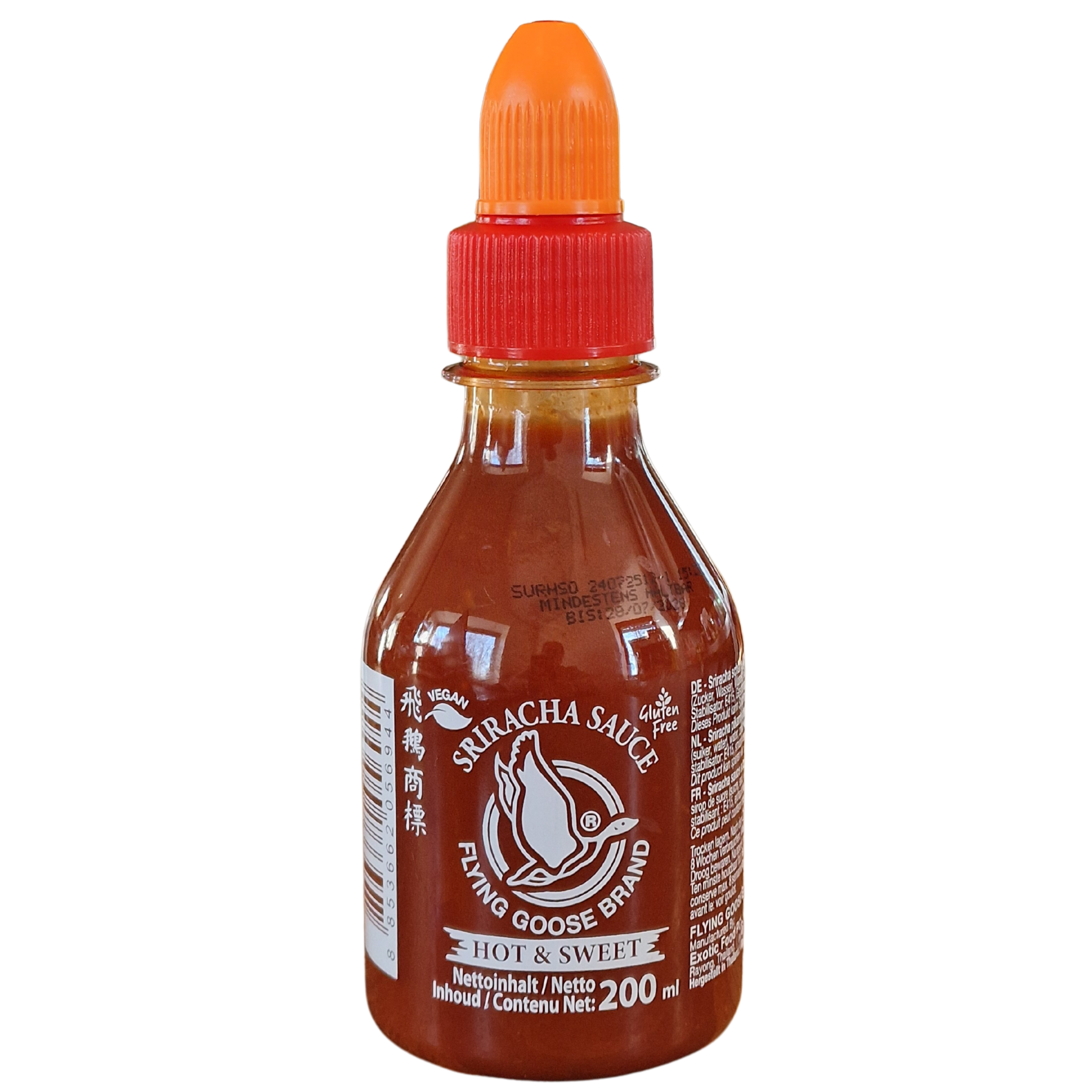 Sriracha Chilli Sauce Hot & Sweet FLYING GOOSE (200 ml.)