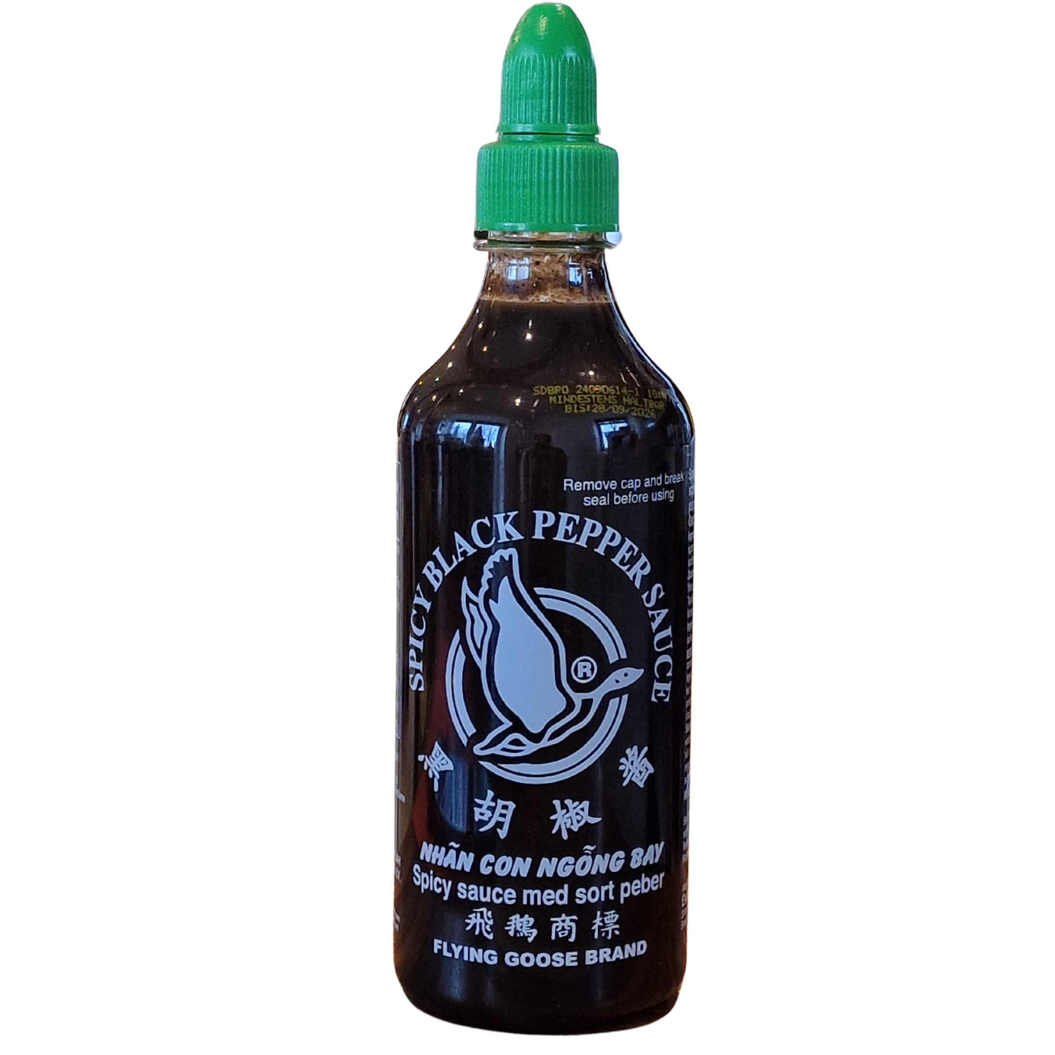 Spicy Black Pepper Sauce FLYING GOOSE BRAND (455 ml.)