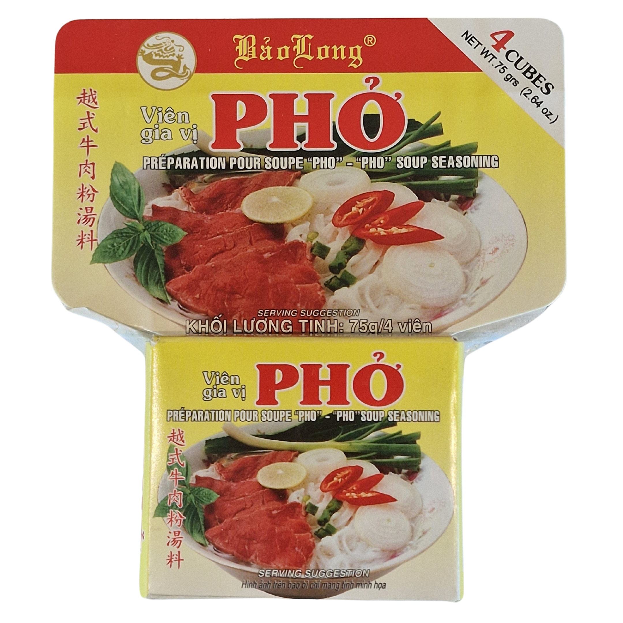 Broth Cubes Pho Bo (Beef) Bao Long (75 g.)