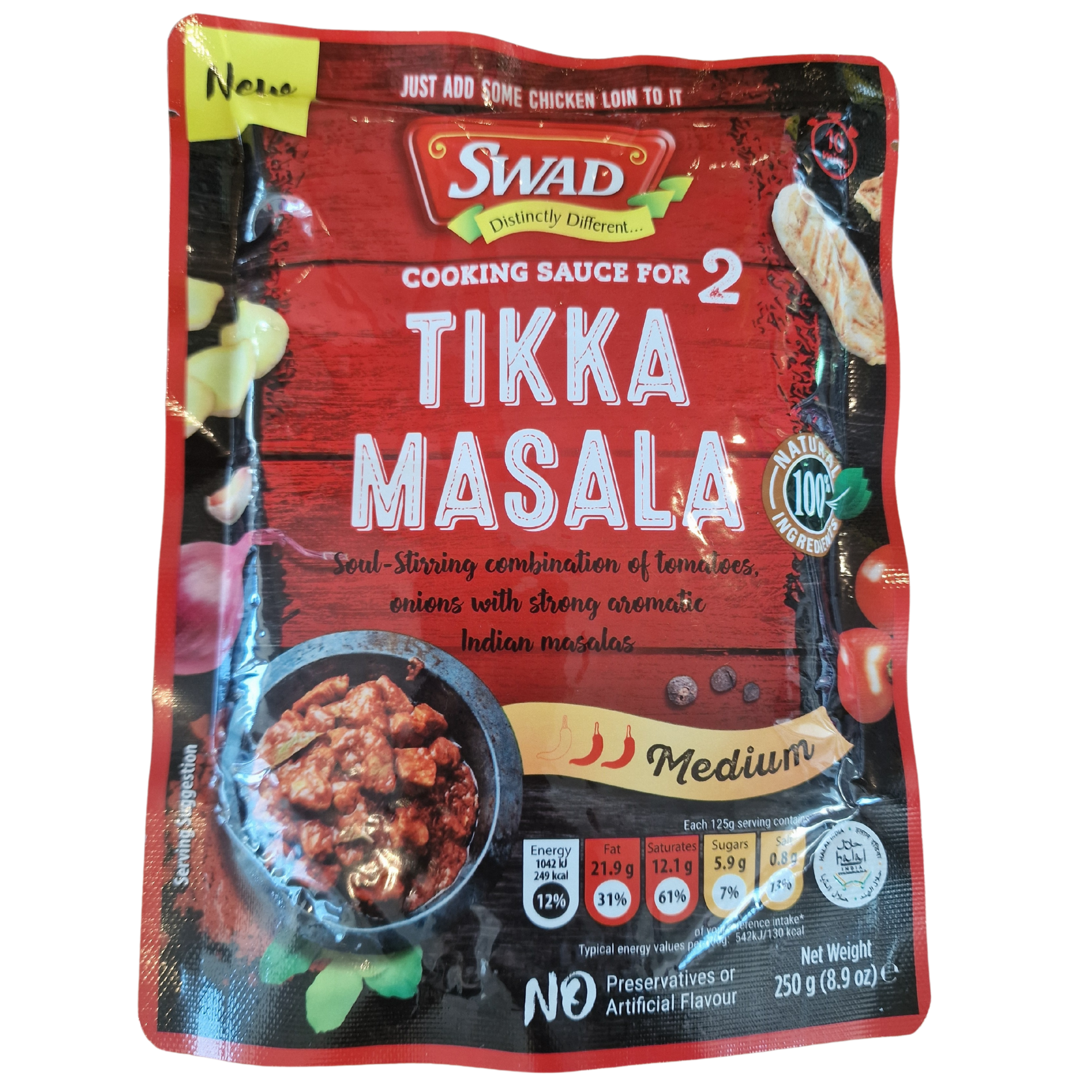 Tikka Masala Curry Sauce SWAD (250g.)