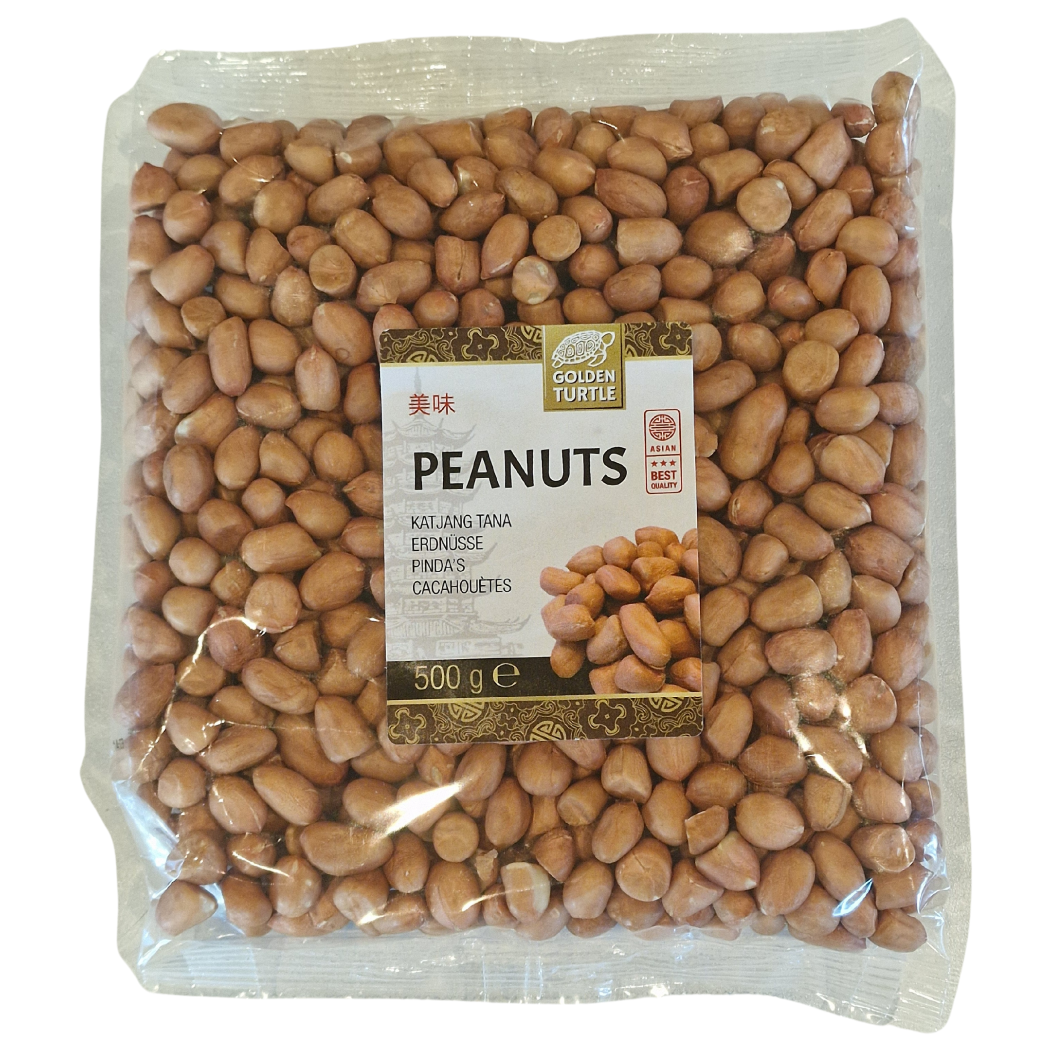 Peanuts with Skin GOLDEN TURTLE (500g.)