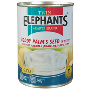 Toddy Palm's Seed in Syrup Twin Elephants (565g.)