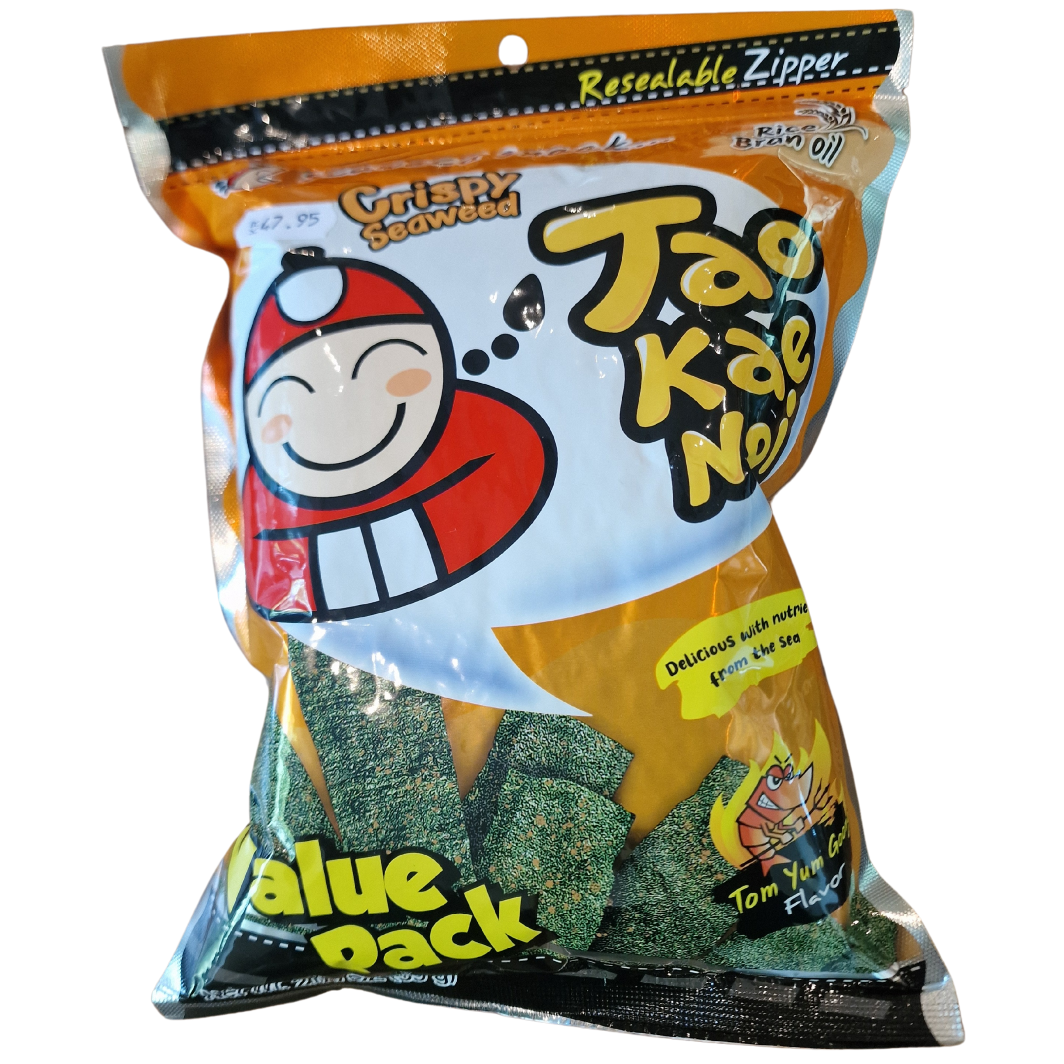 TAOKAENOI Crispy Tom Yum Seaweed (59g.)