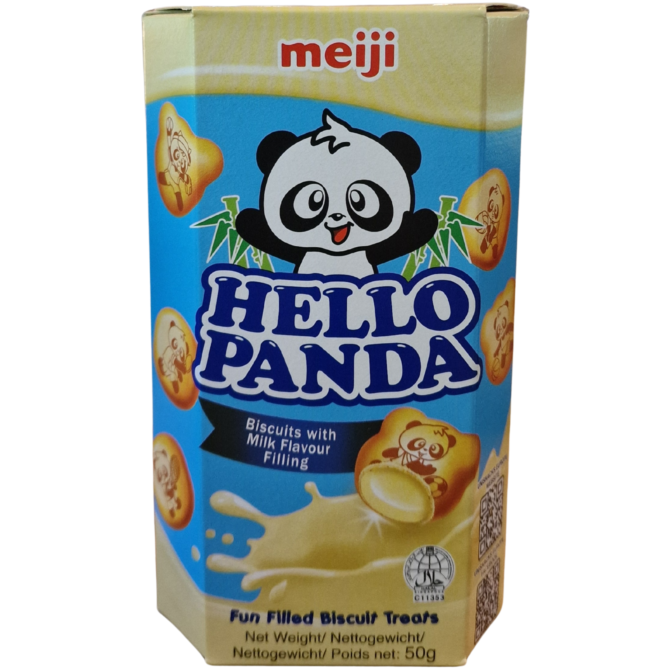 Biscuits Milk Filling Meiji Hello Panda (50 g.)
