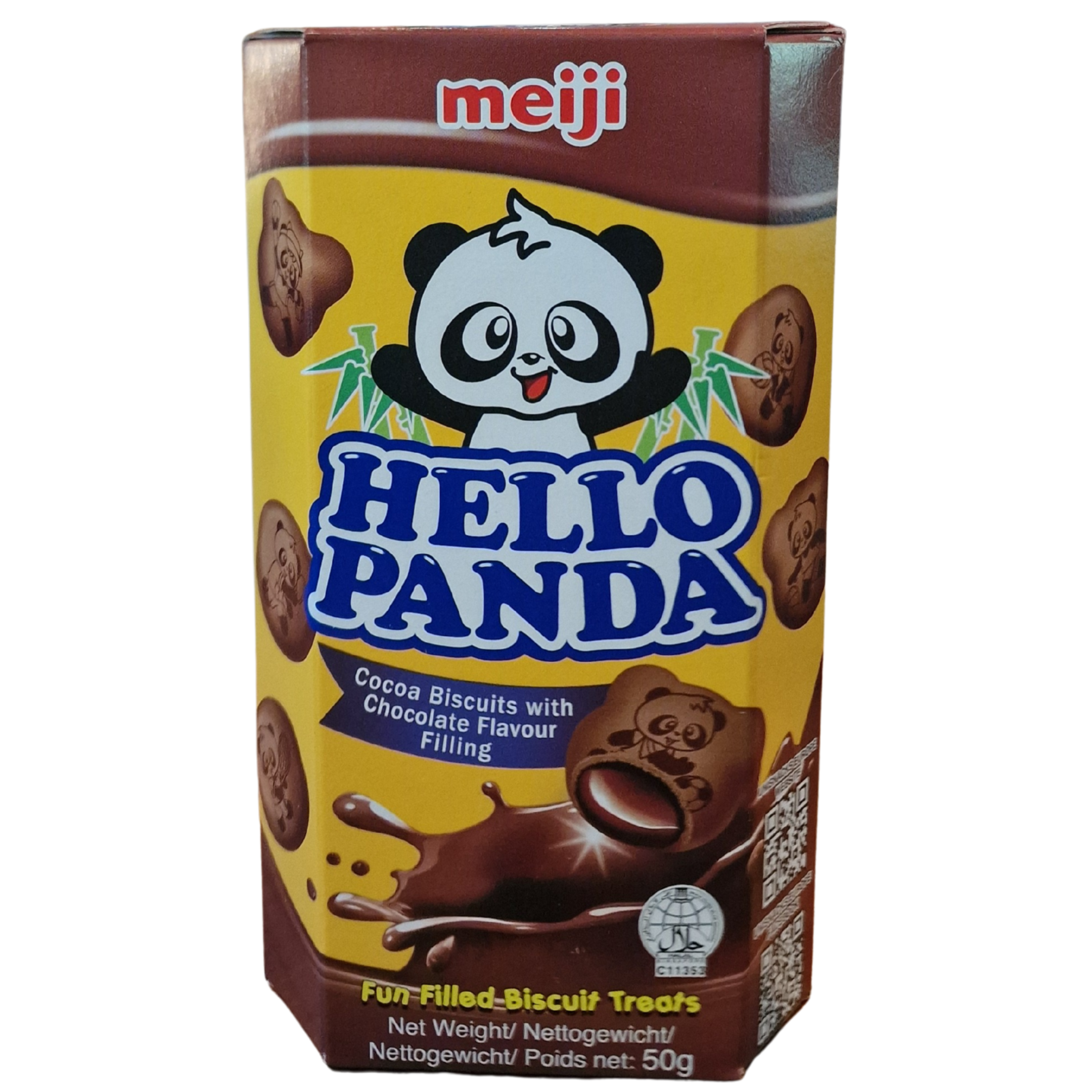 Cacao Biscuit Choco Filling Meiji Hello Panda (50g.)