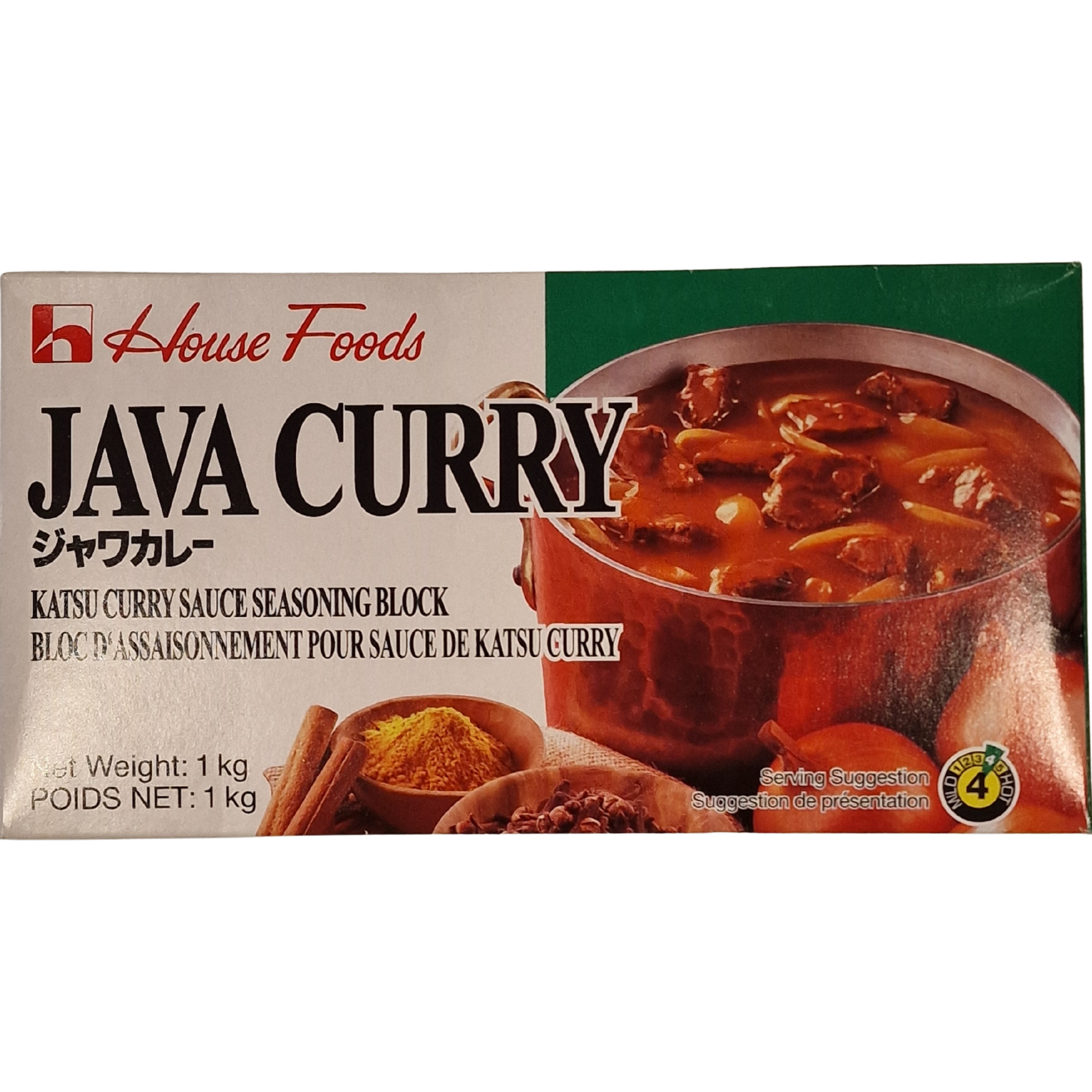 Curry Block Japanese HOUSE FOODS (1 kg.)