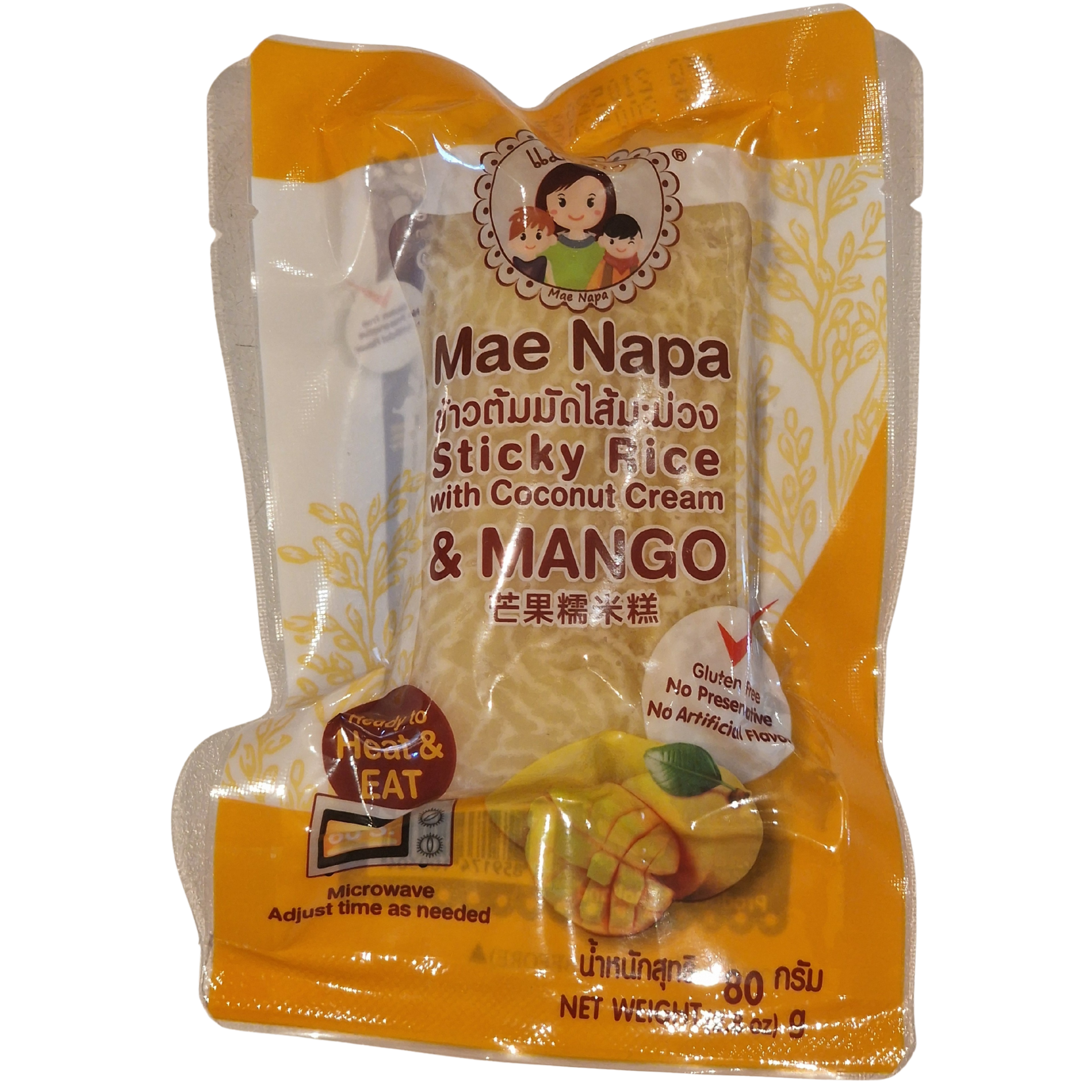 MAE NAPA  Glutinous Rice Coconut Mango (80g.)