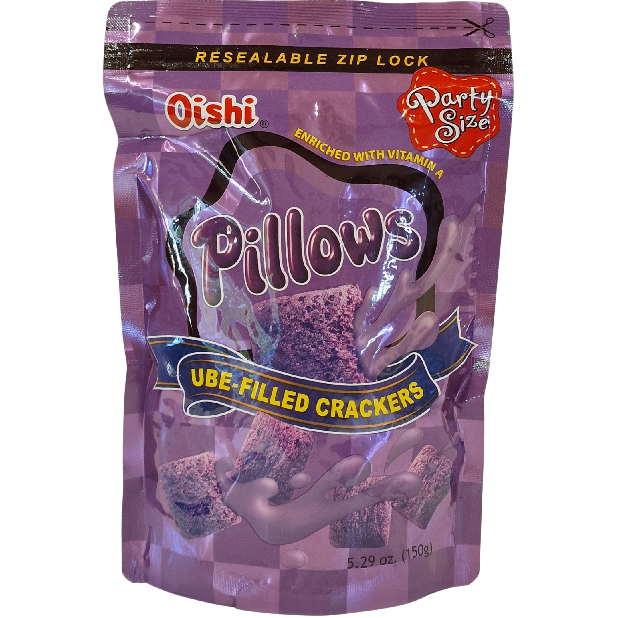 Pillows Ube Filled Crackers Oishe (150g.)