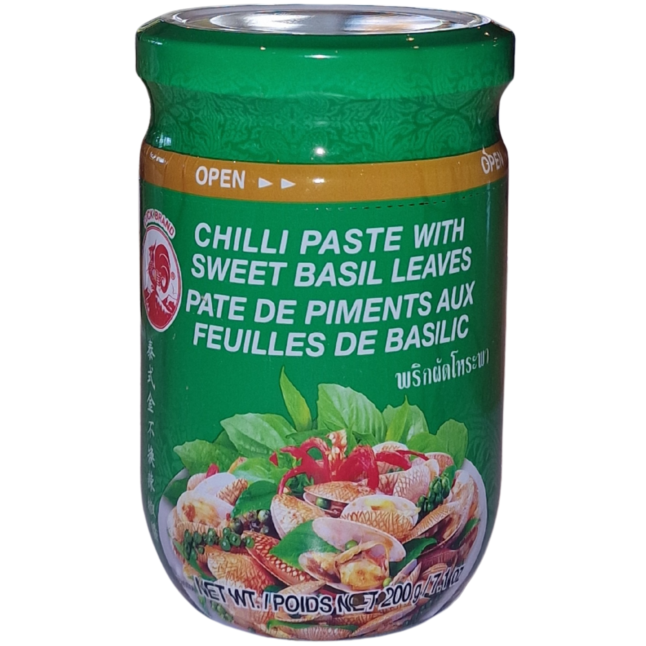 COCK  Chili Paste with Sweet Basil (200g.)