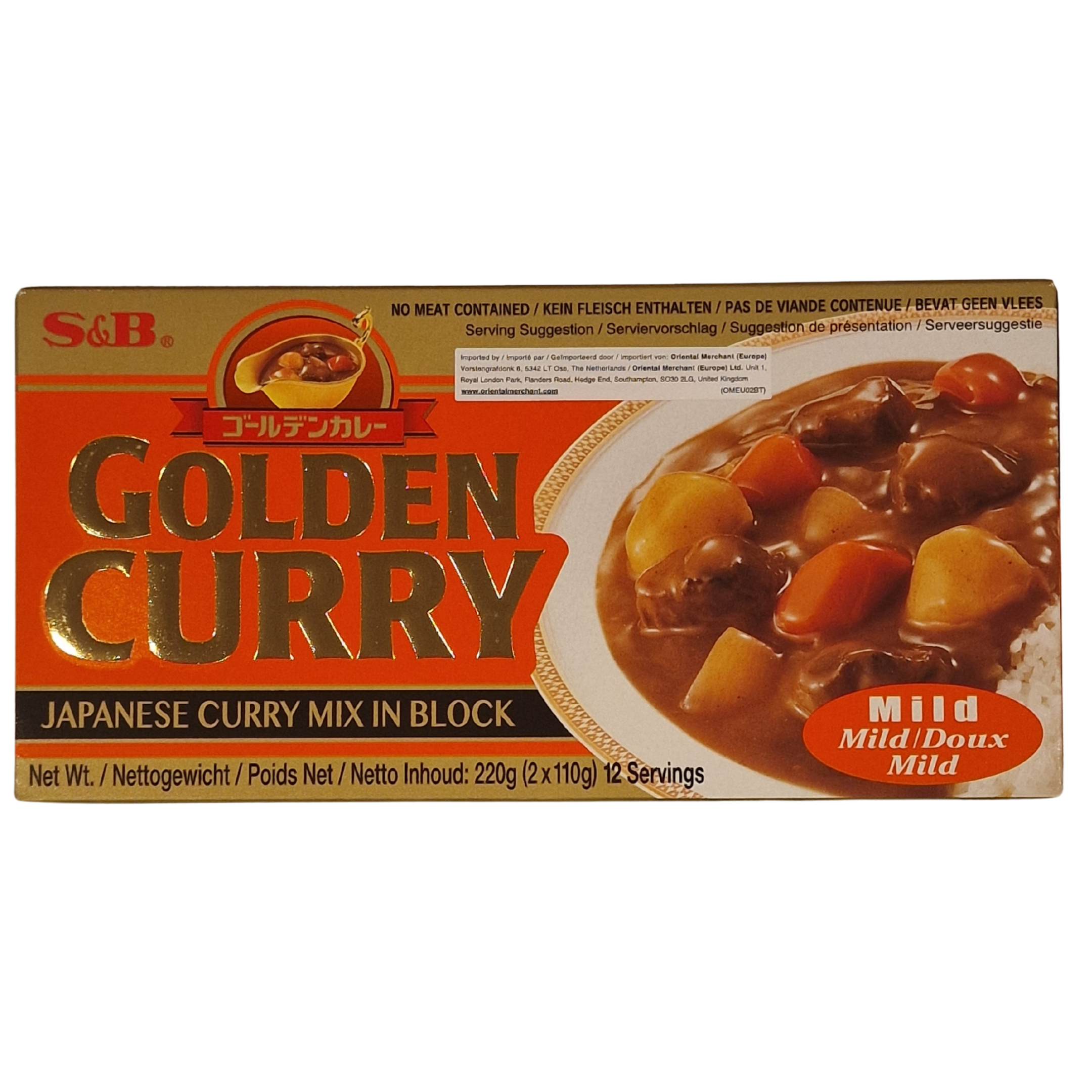 Golden Curry Mix Mild (220g)