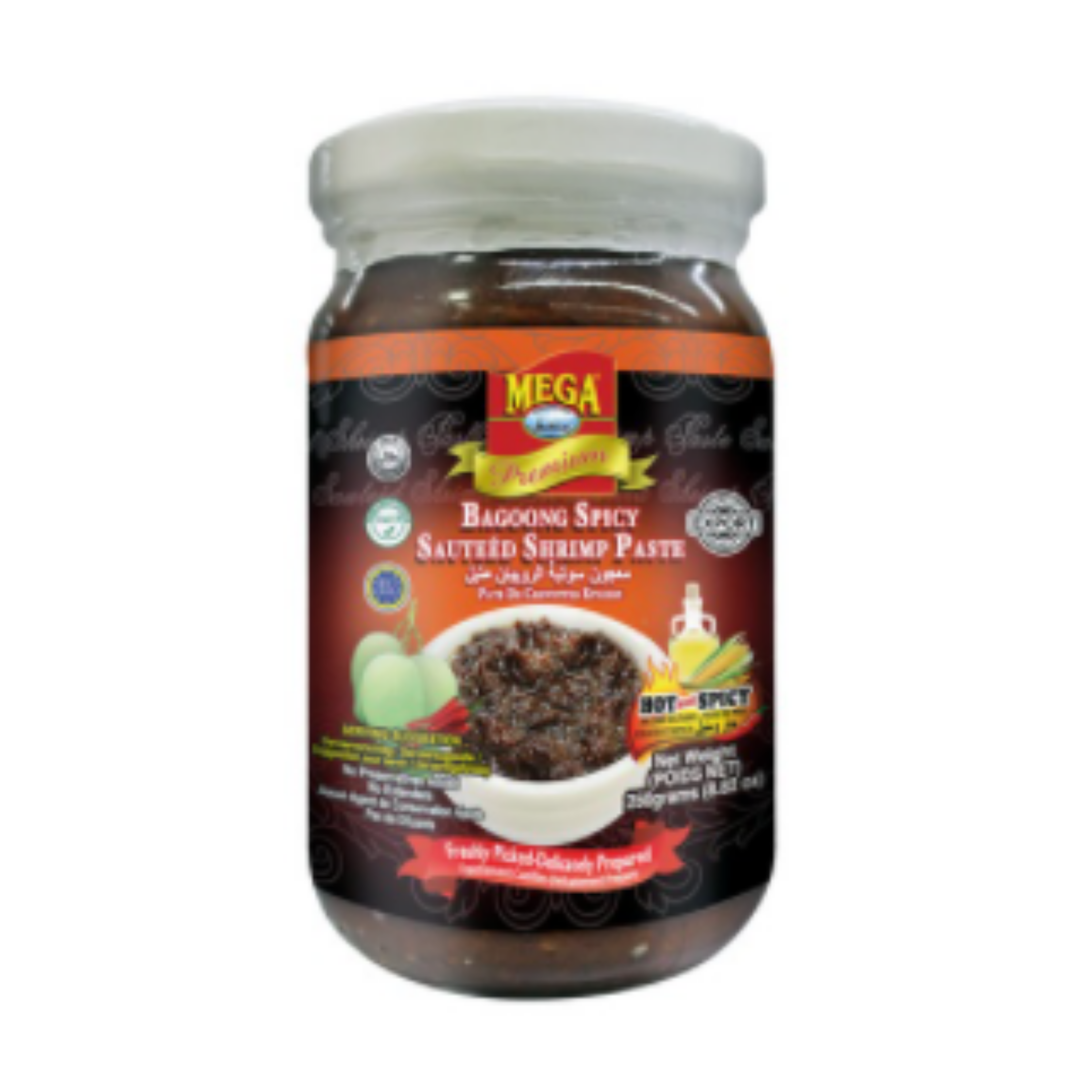 Mega Sauteed Shrimp Paste Hot (250 g.)