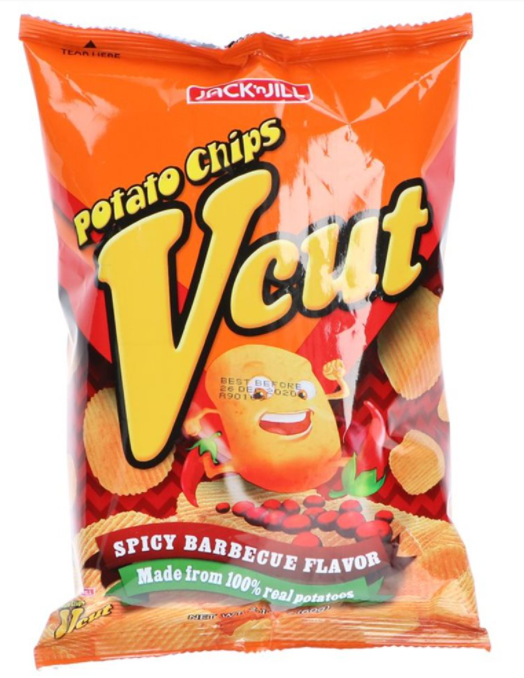 Potato Chips V- cut spicy bbq flavor(60g)