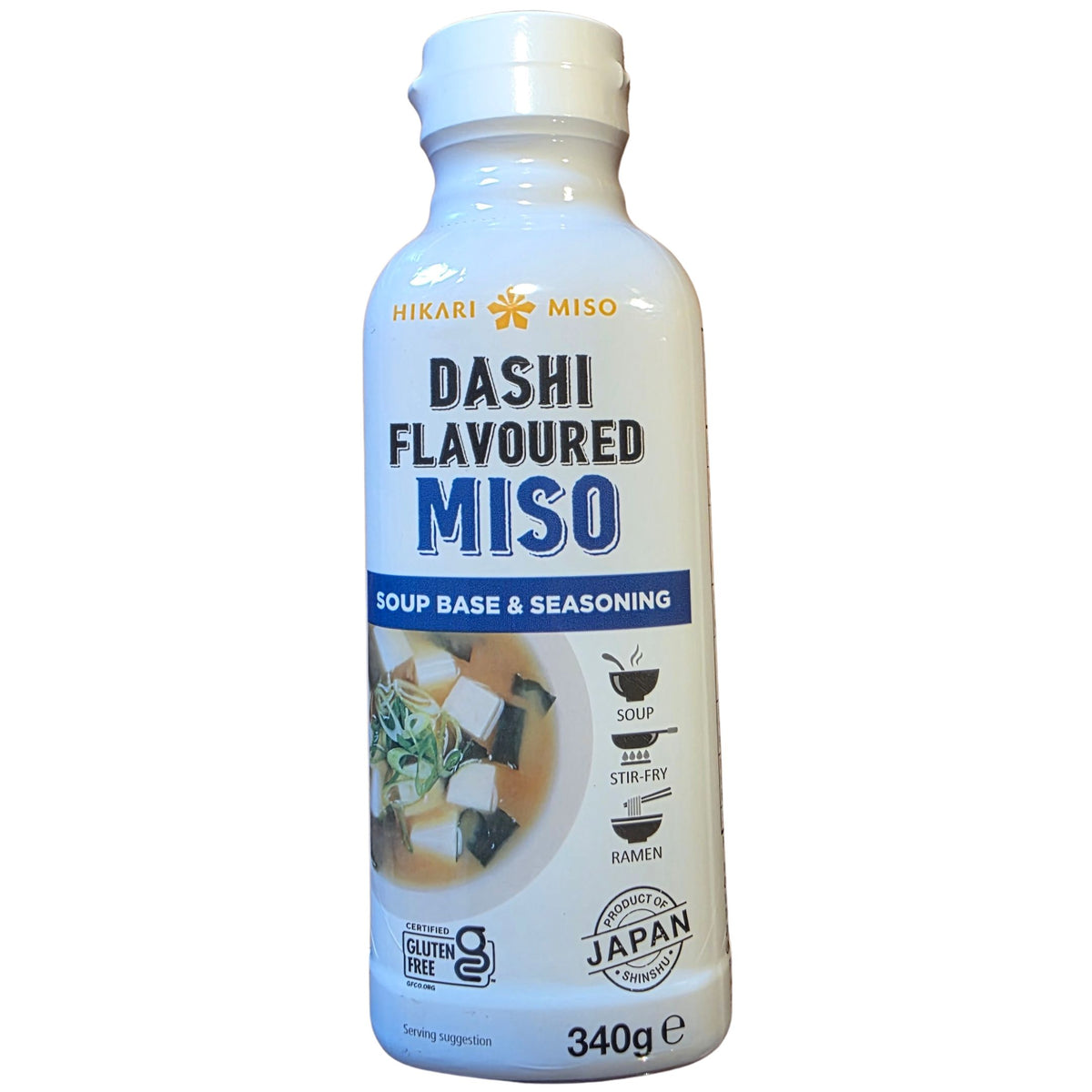 Hikari Miso Dashi Flavoured Miso Soup Base & Seasoning (340g.)