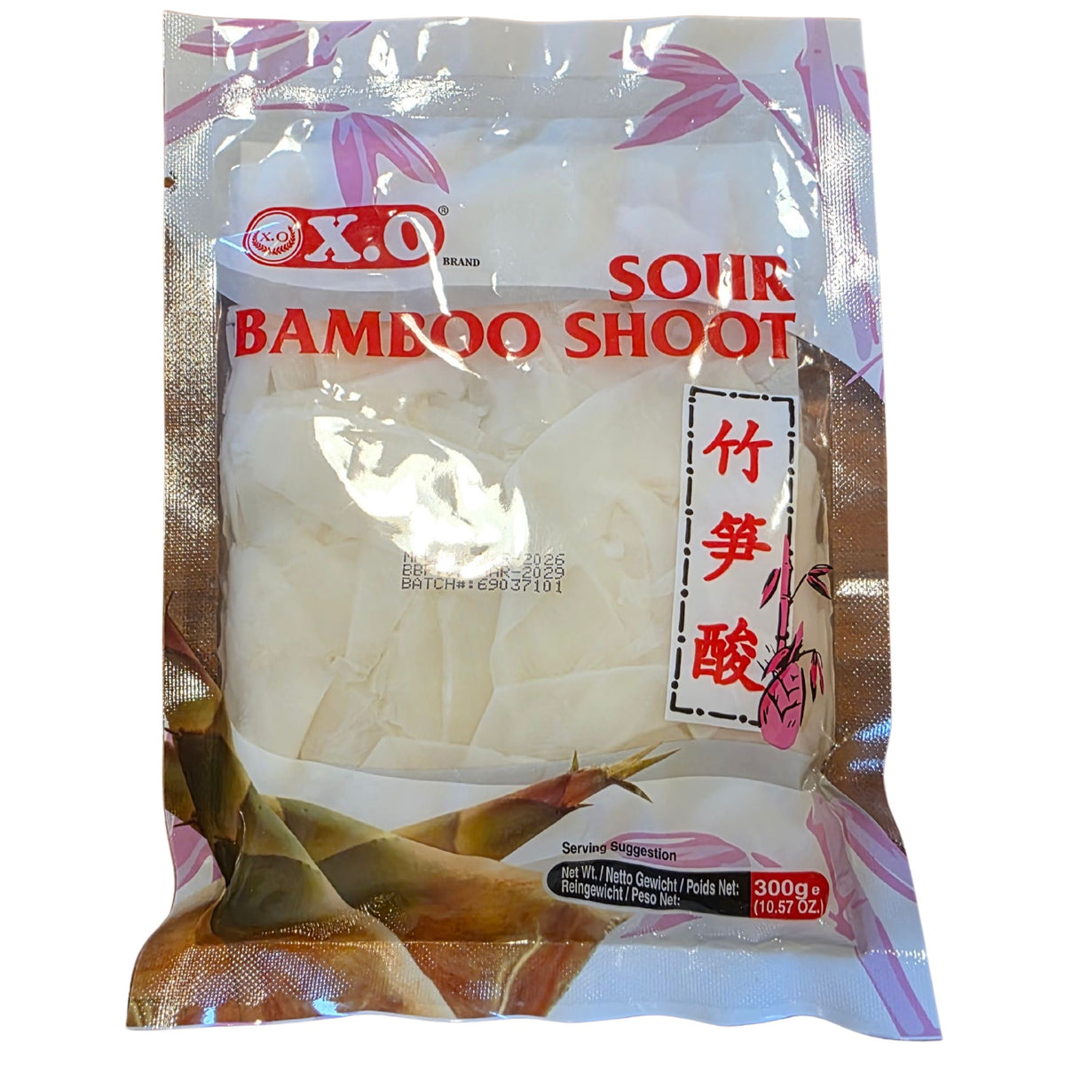 X.o Sour Bamboo Shoot Slices (300g.)
