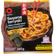 Obento Sesame Teriyaki Udon Noodle Bowl (240g.)