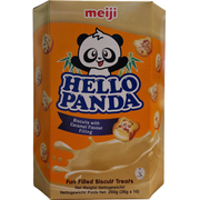 Biscuits Caramel Filling Meiji Hello Panda (260g.)