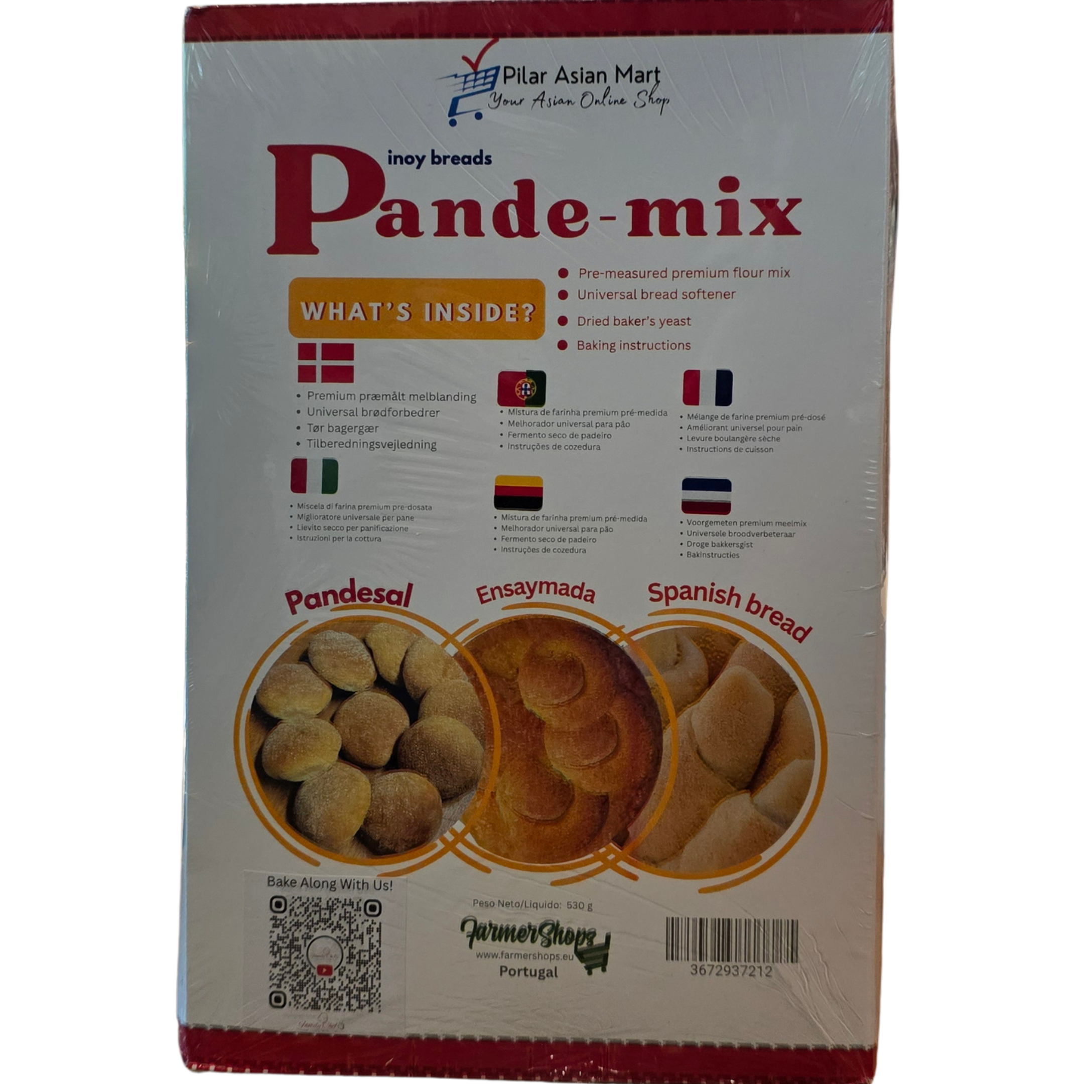 Pande-mix Pinoy Bread (530g.)
