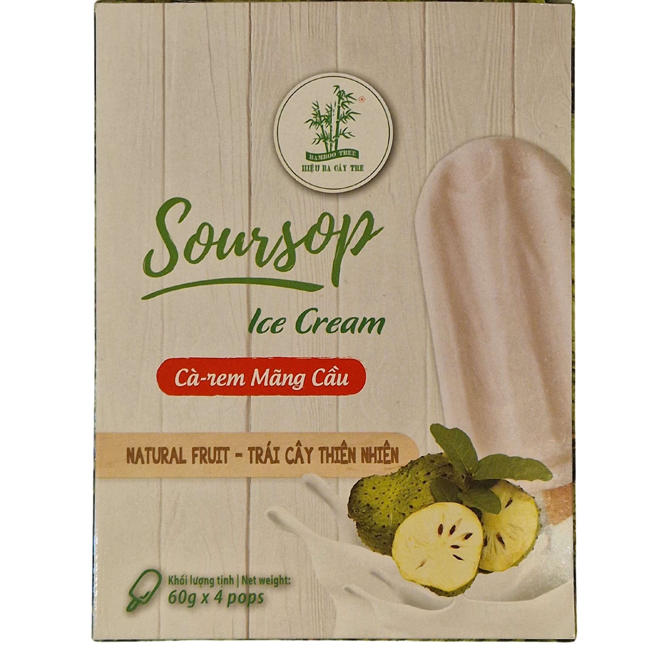 Ice Bar Soursop BAMBOO TREE (4 x 60g.)