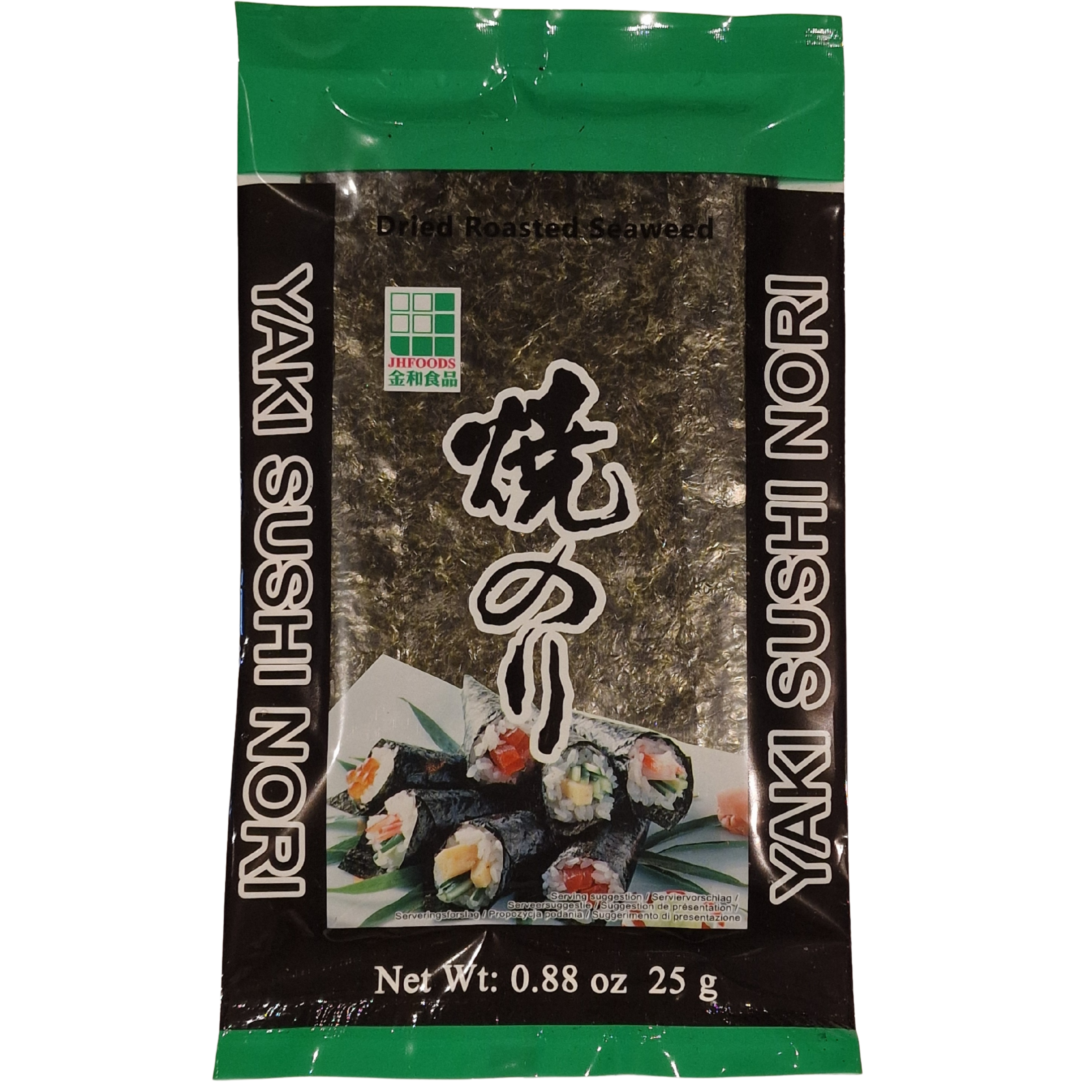 Yaki Nori Roasted Seaweed (Half) Jhfoods (25g.)
