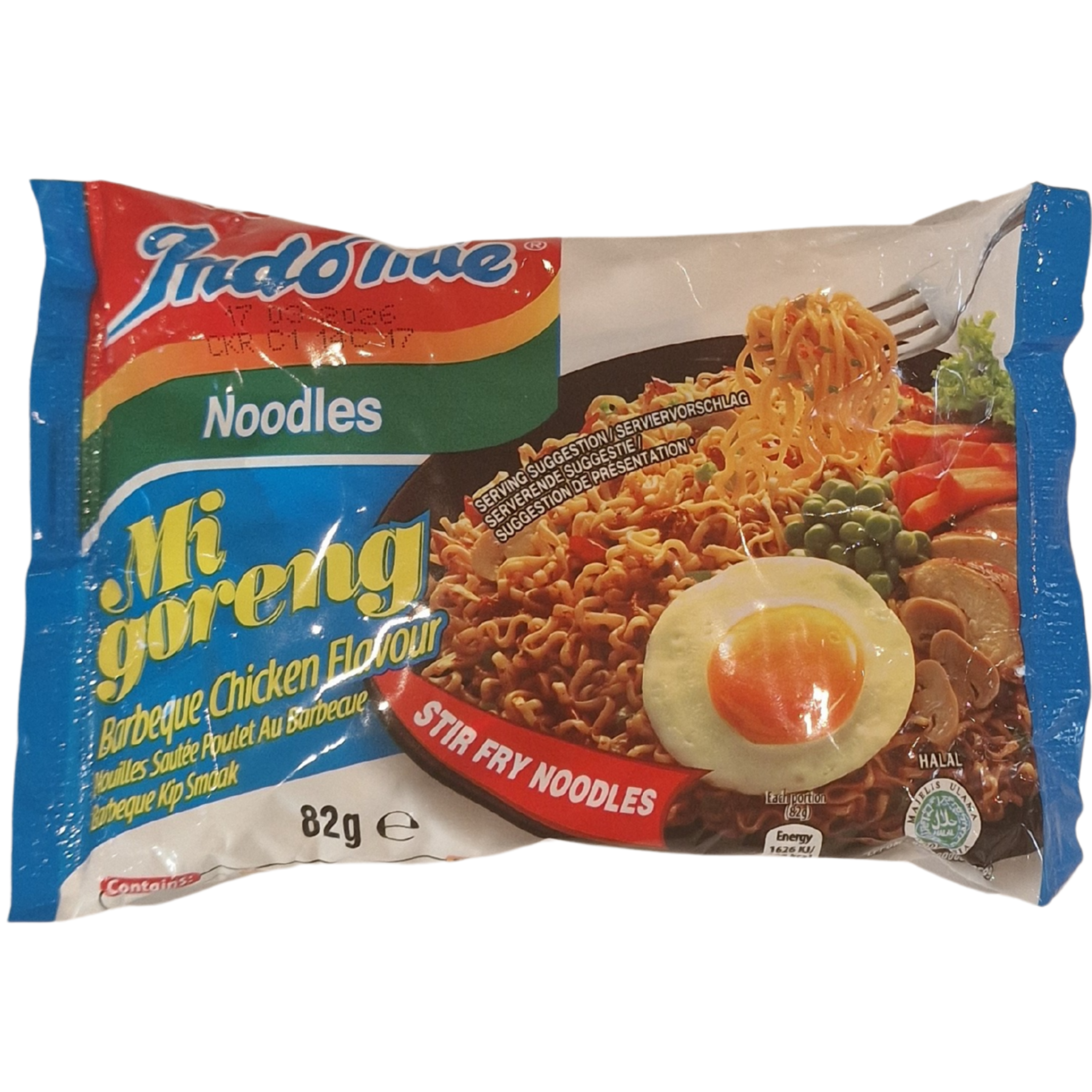 INDOMIE  Inst. Noodles Mi Goreng Barbeque Chicken(82g.)