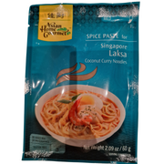 Spice Paste for Singapore Laksa Coconut Curry Noodles (60g.)