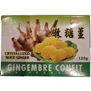 Crystallized Slice Ginger (125g.)