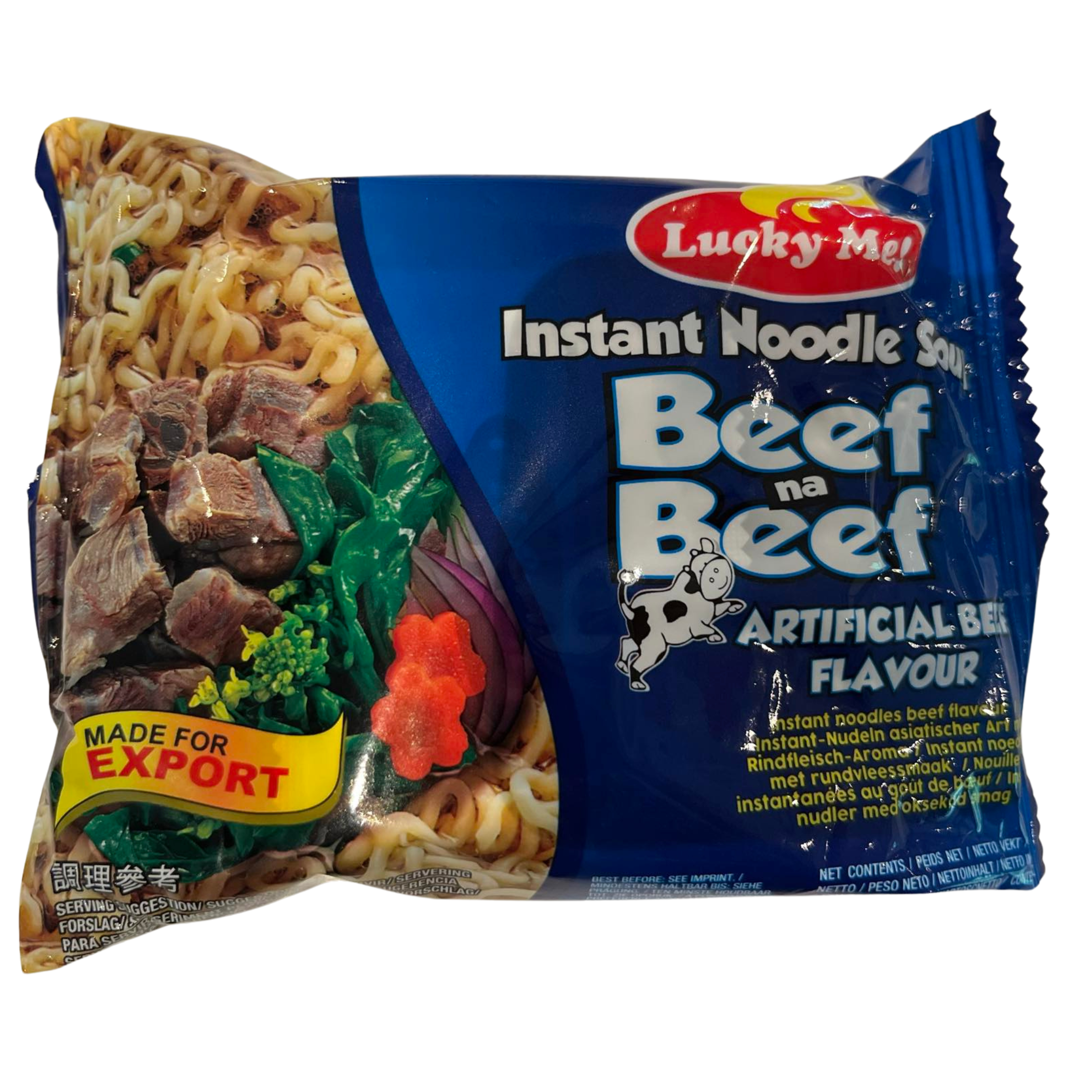 Instant Beef na Beef Lucky Me Noodles (55g.)