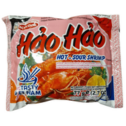 Instant Noodles with Hot and Sour Shrimp Flavour Hao Hao (77g.)