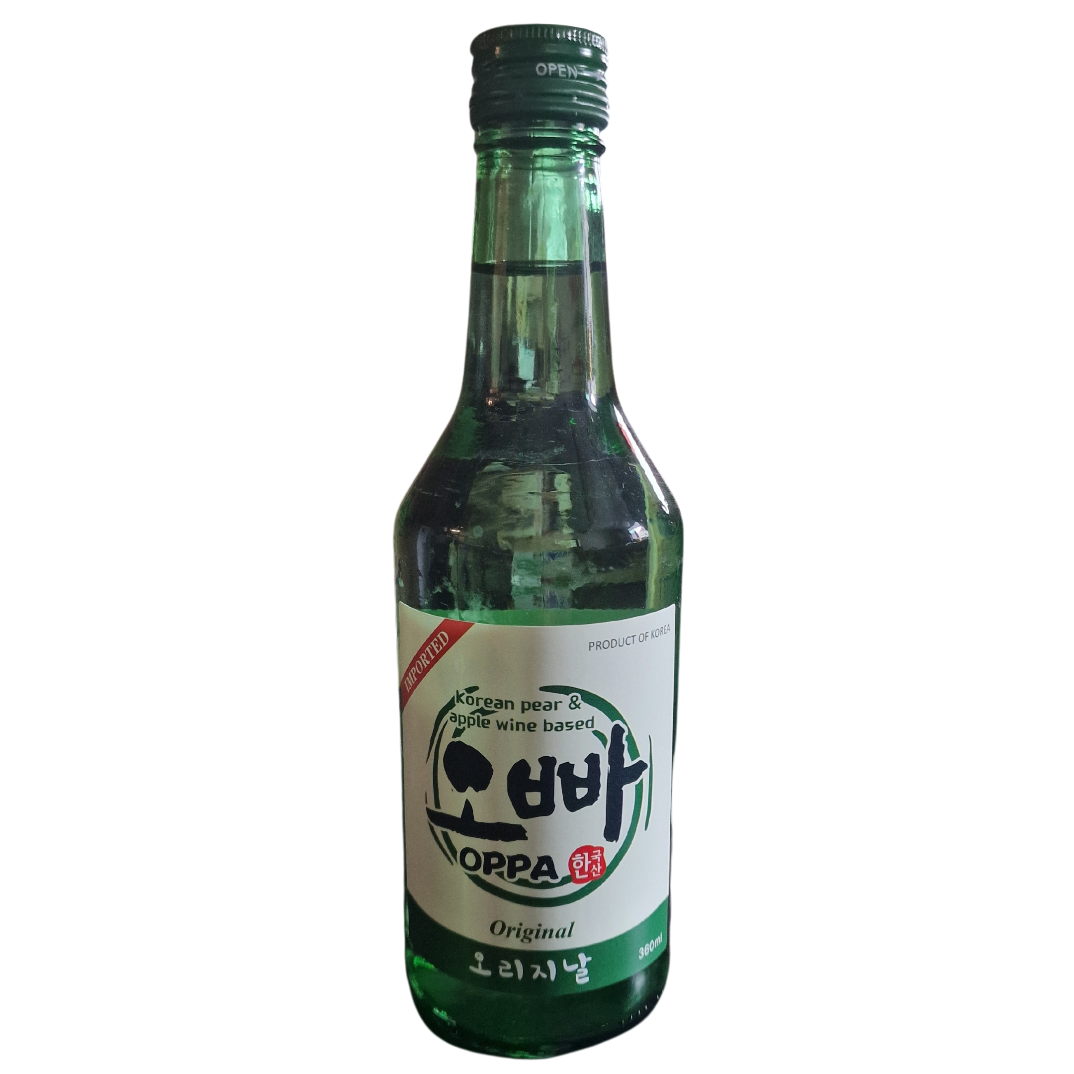 Korean Pear and Apple Wine Based Oppa 360 ml.