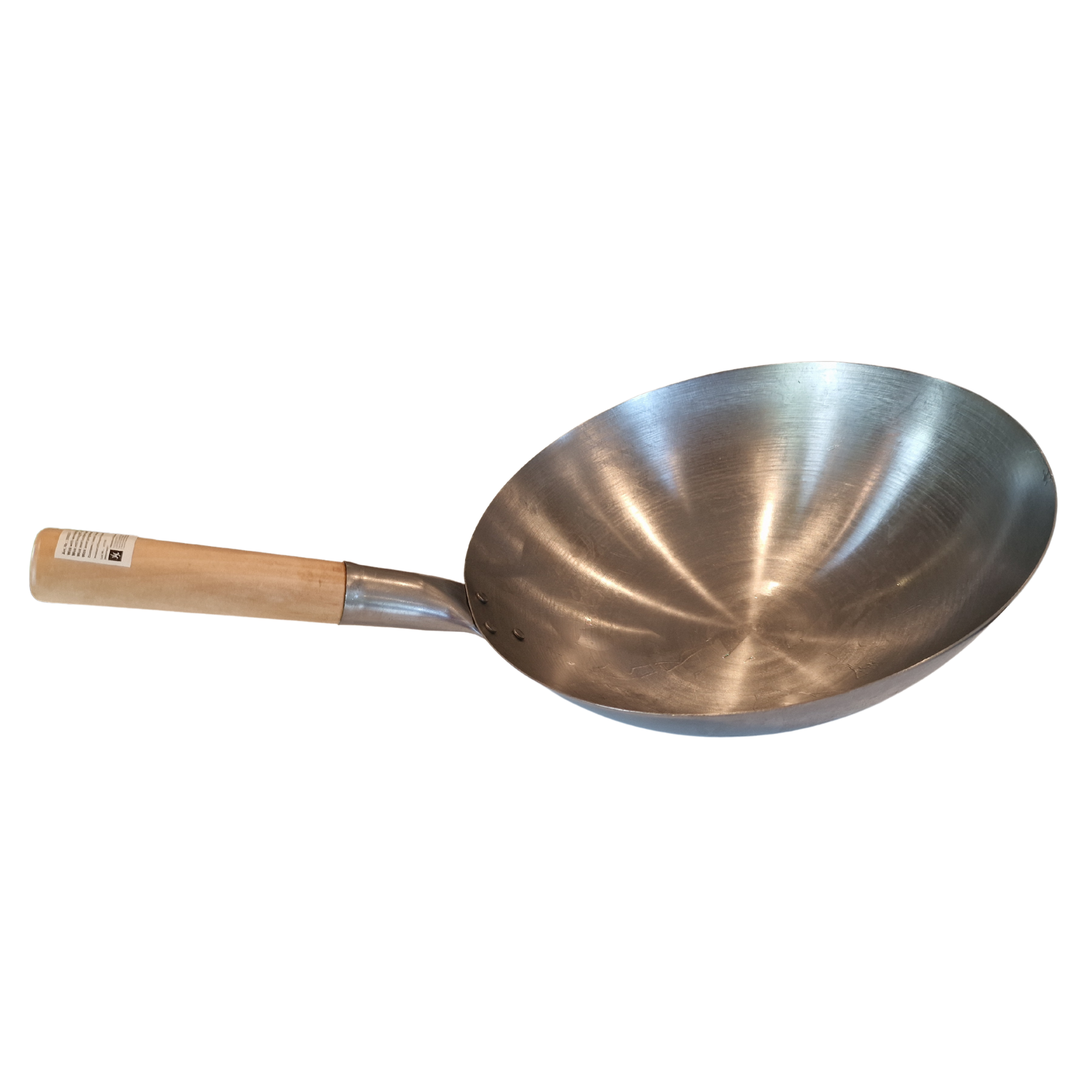 Wok with Wooden Handle (30 cm) Golden Turtle 1 PC/ST