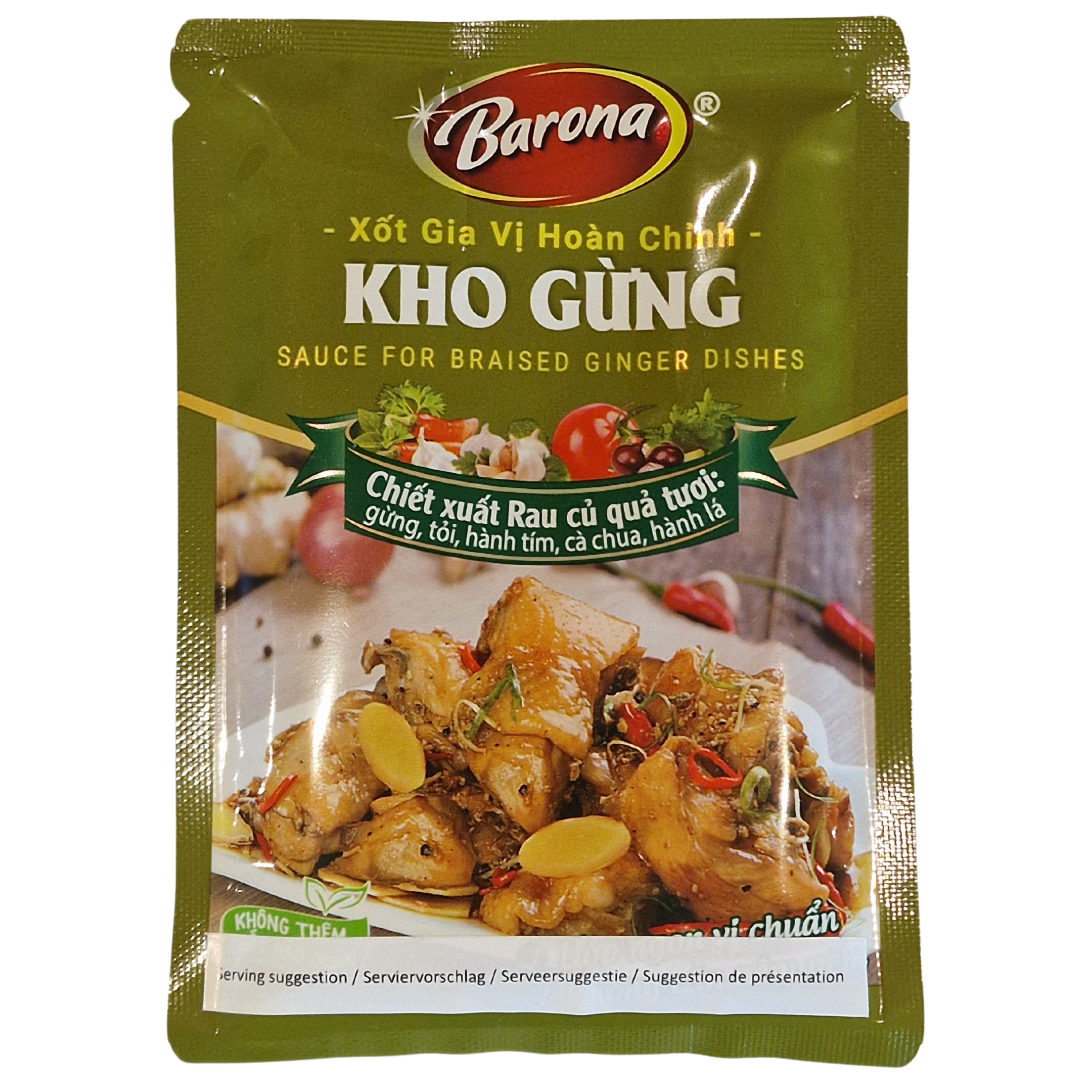 Seasoning Paste for Braised Ginger Barona (80g.)