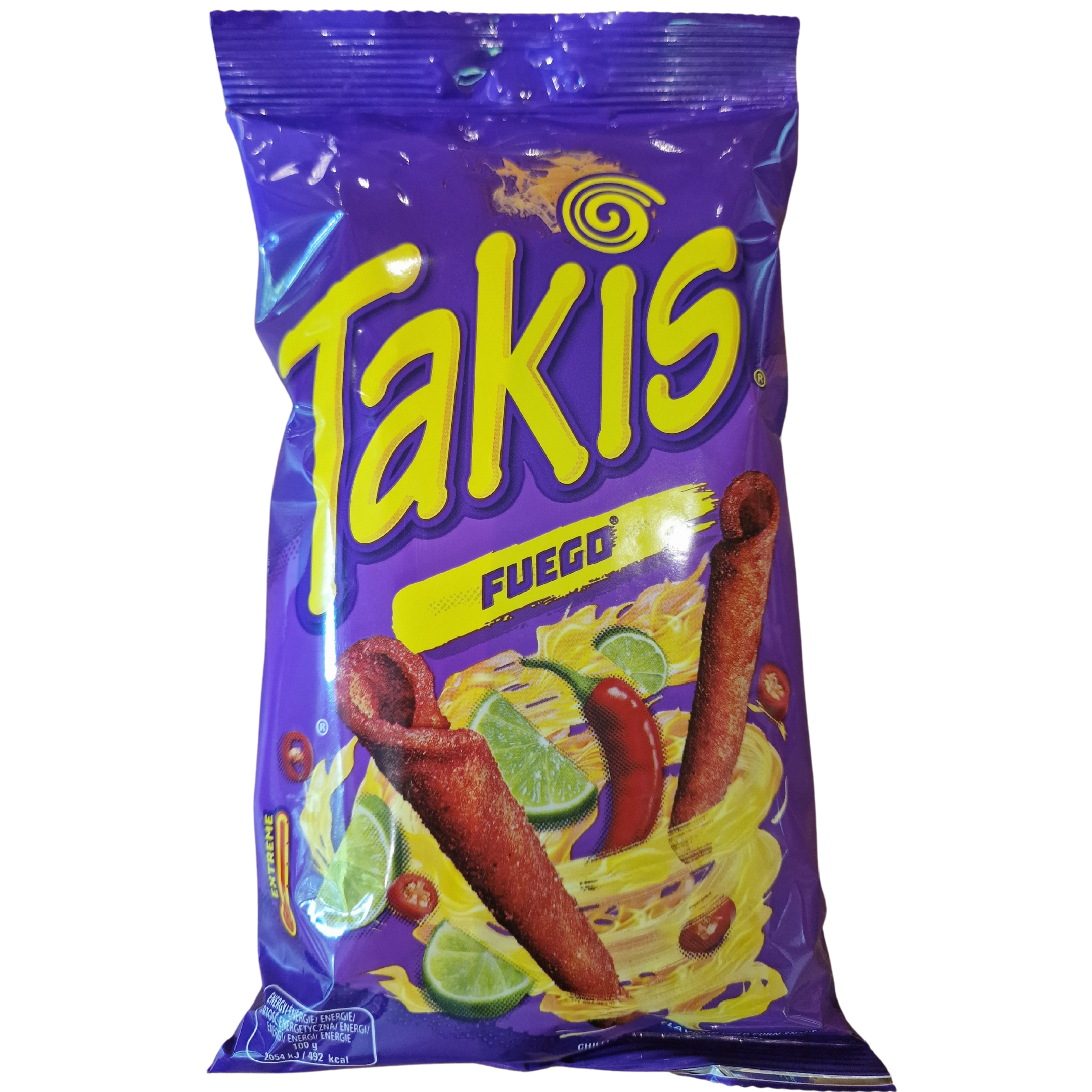 TAKIS  Corn Snack Chili & Lime Fuego (100g.)