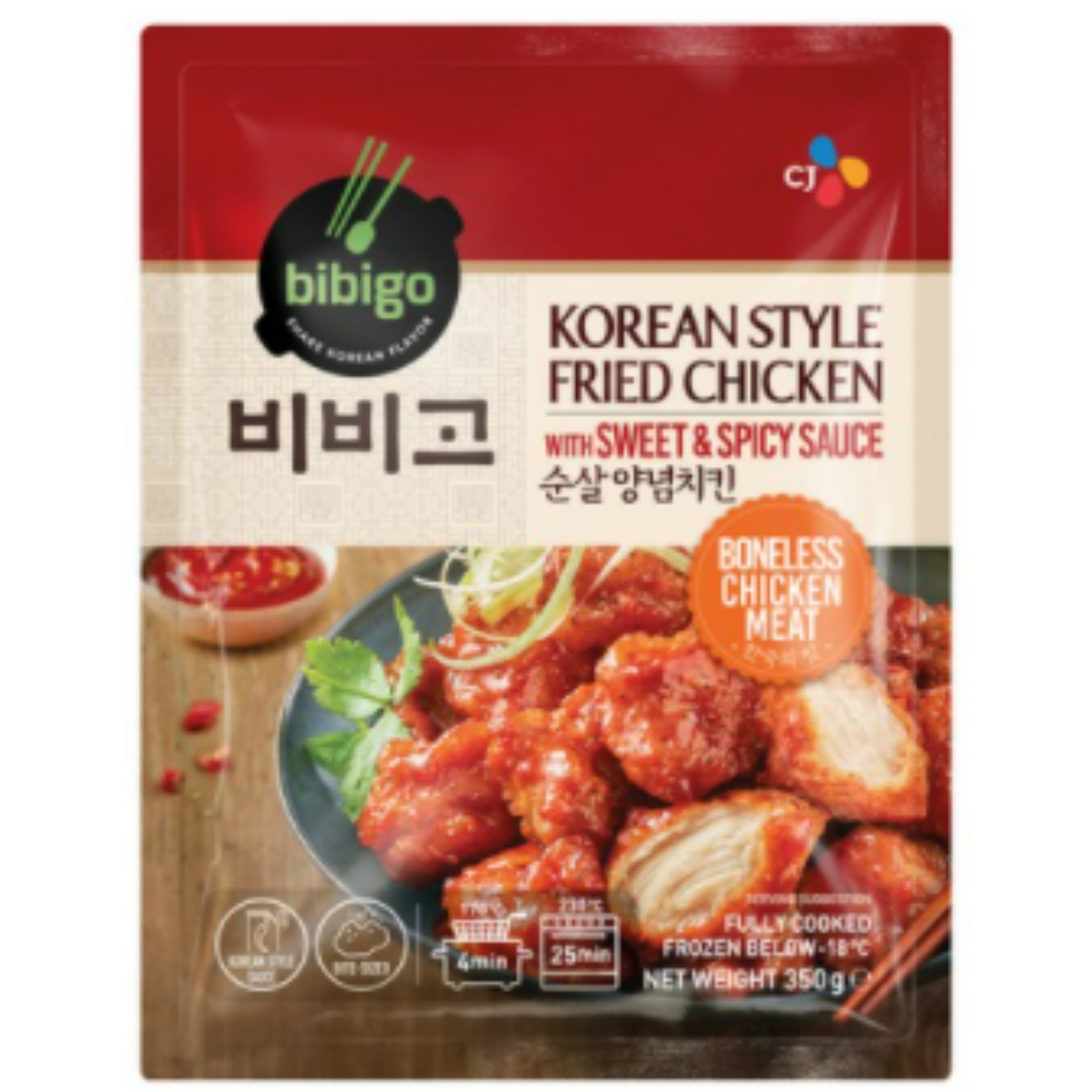 Bibigo Sweet and Spicy Fried Chicken (350g)