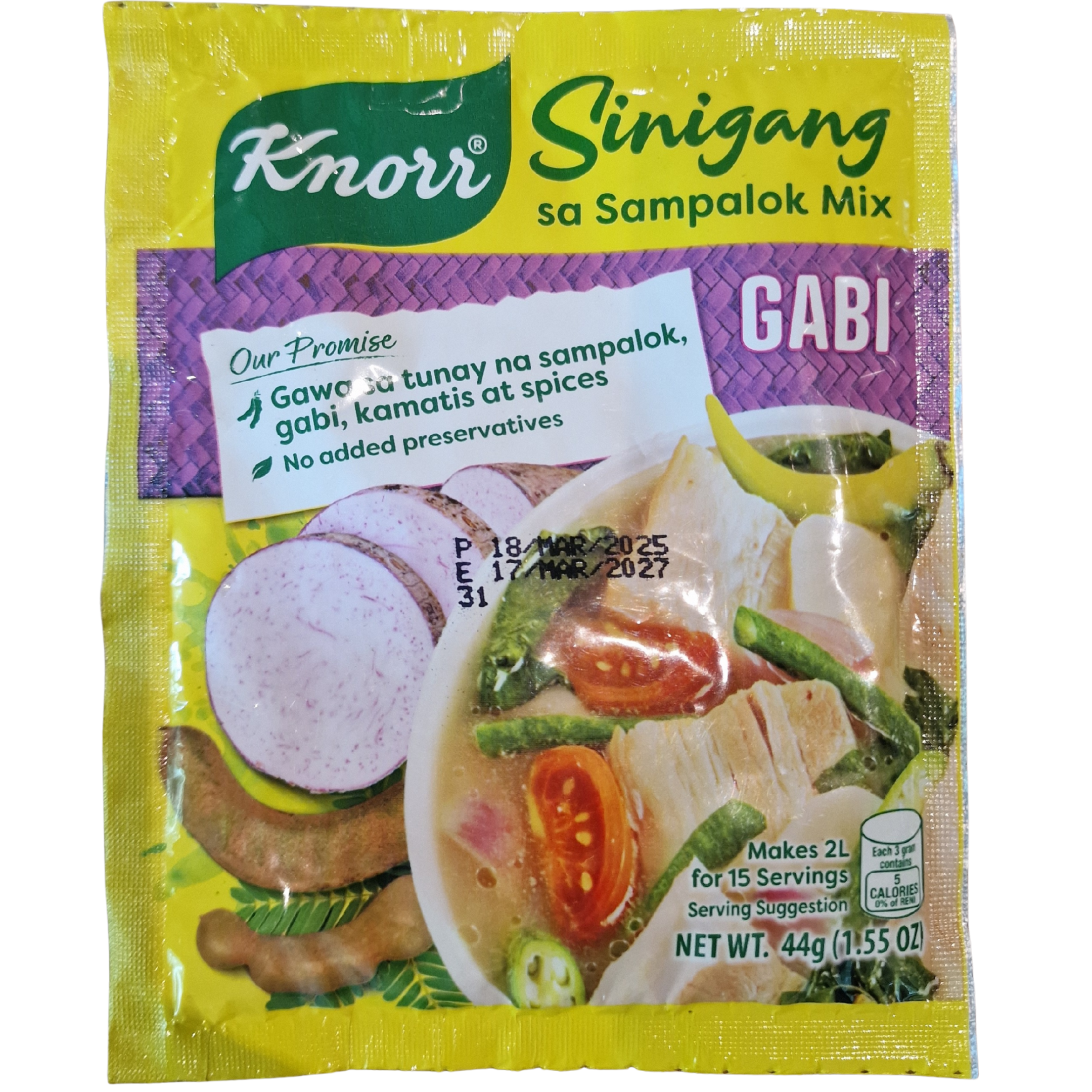 Knorr Sinigang with Gabi Seasoning Mix (44g.)