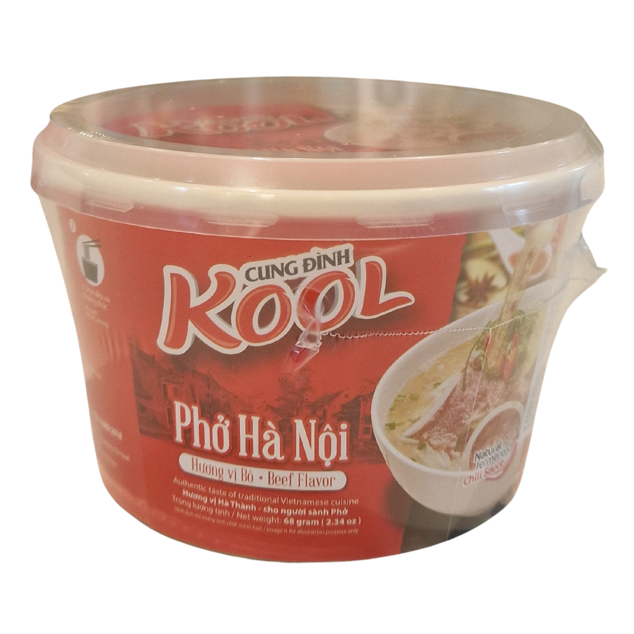 Cung Dình - Kool Brand Noodles Beef Bowl (68g)