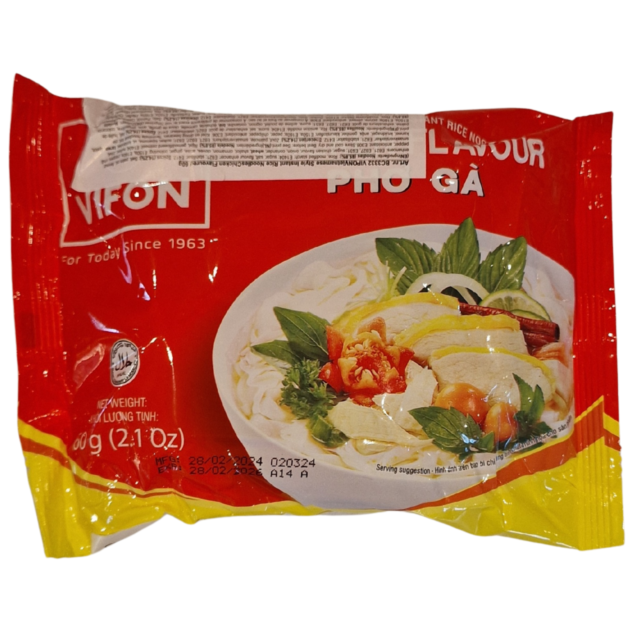 Vifon - Rice Noodles Chicken Pho Ga 60g