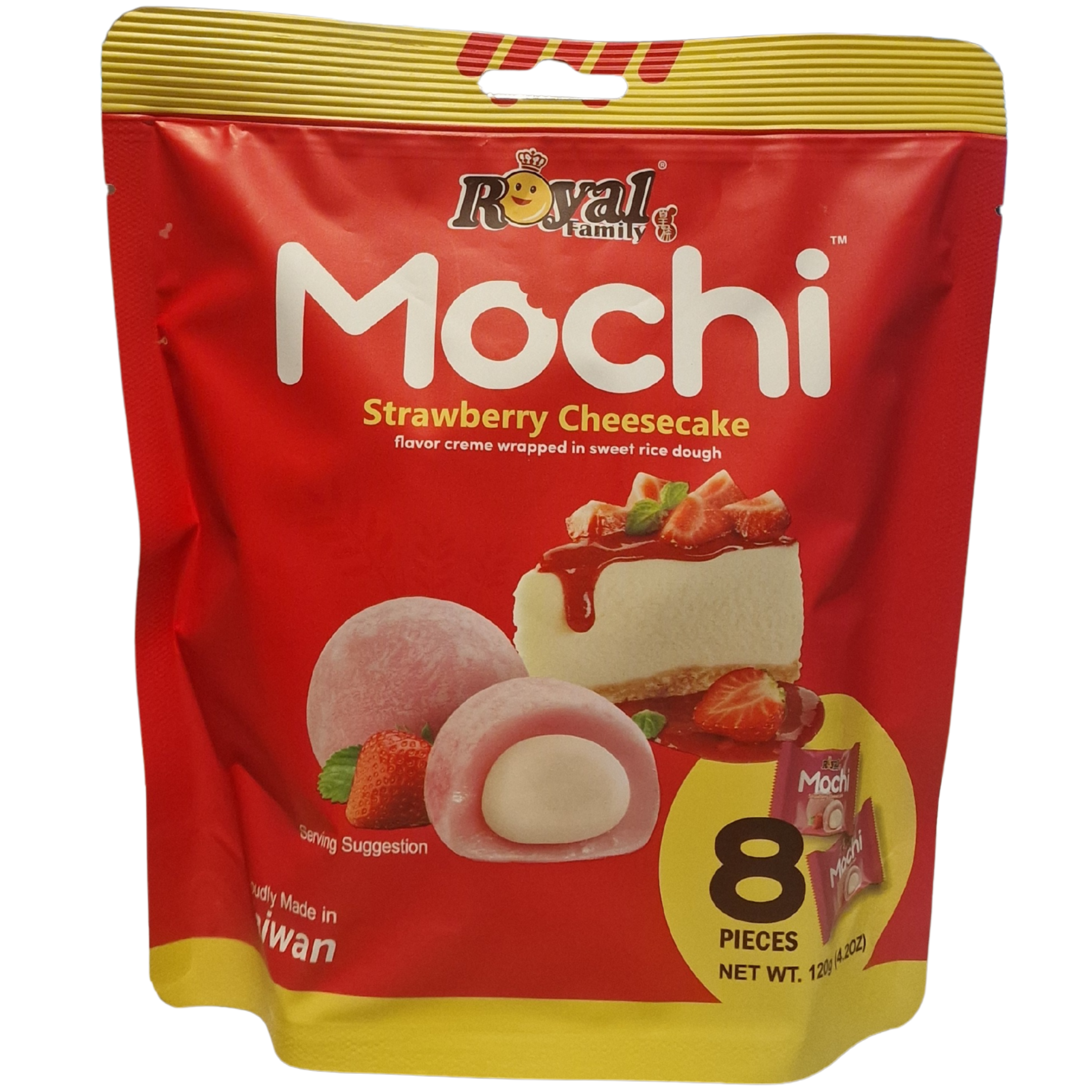 Royal Family - Mochi Strawberry Cheese Cake (120g.)