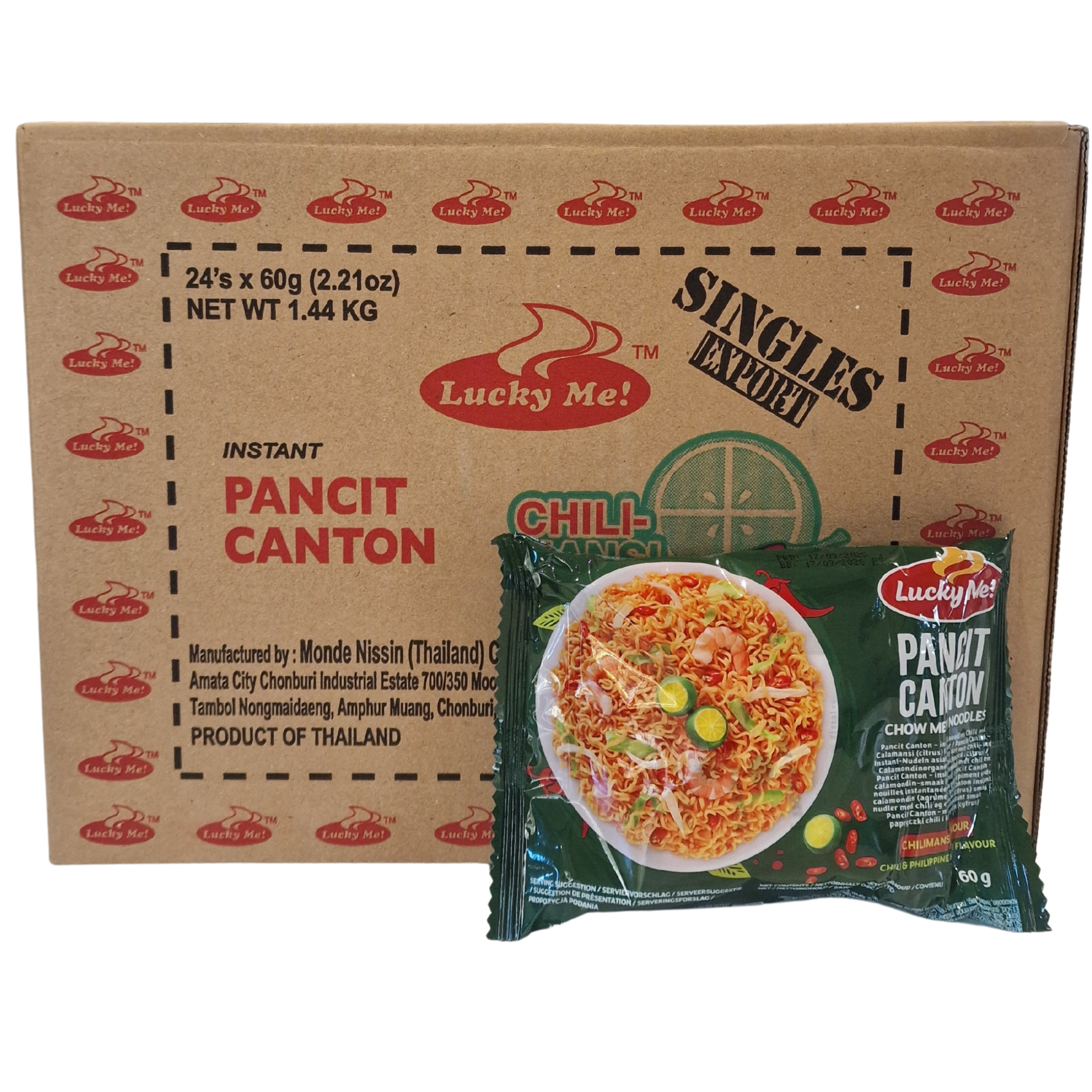 Lucky Me Instant Pancit Canton Chilimansi (24 x 60g)
