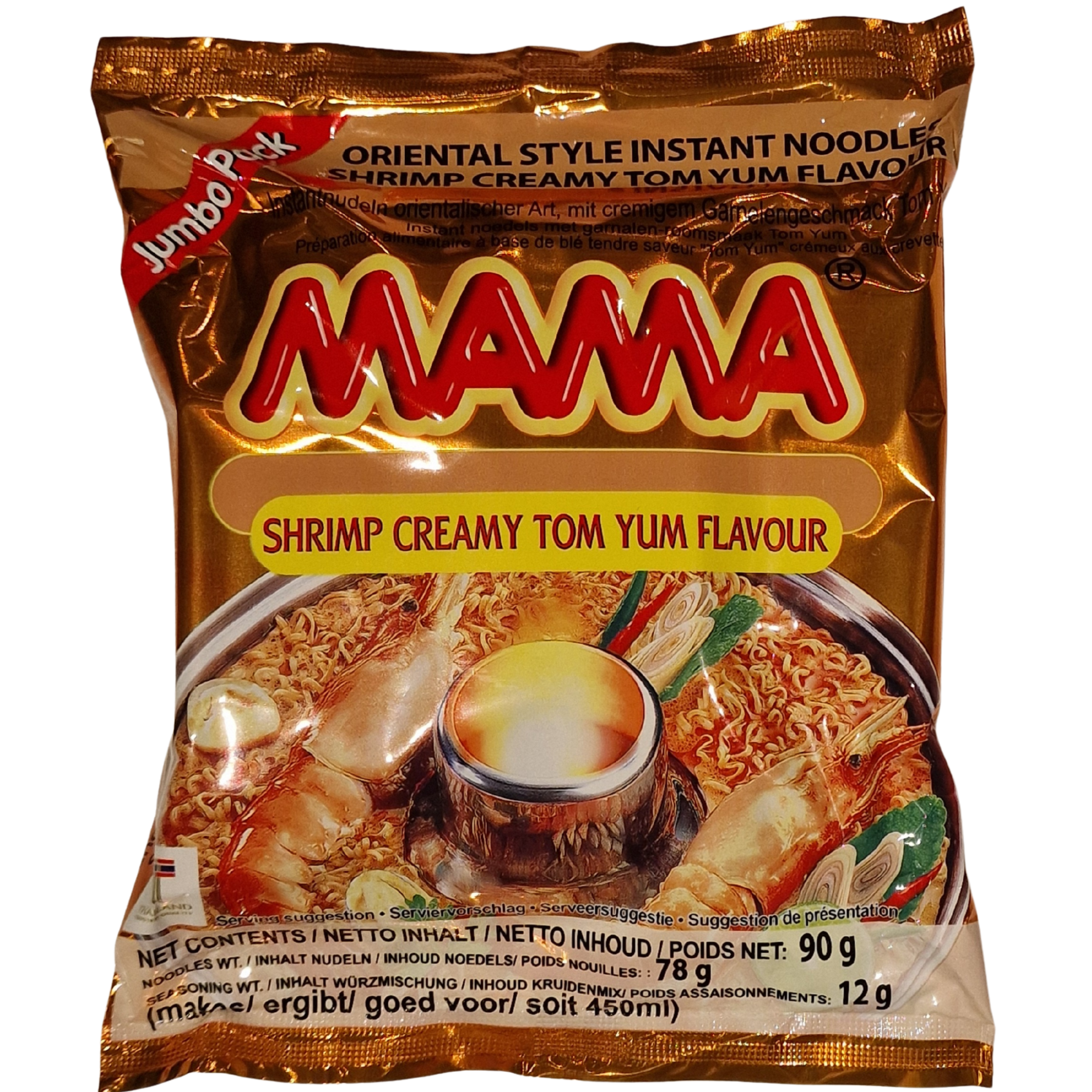 Instant Noodles Creamy Shrimp Tom Yum Mama (90g.)