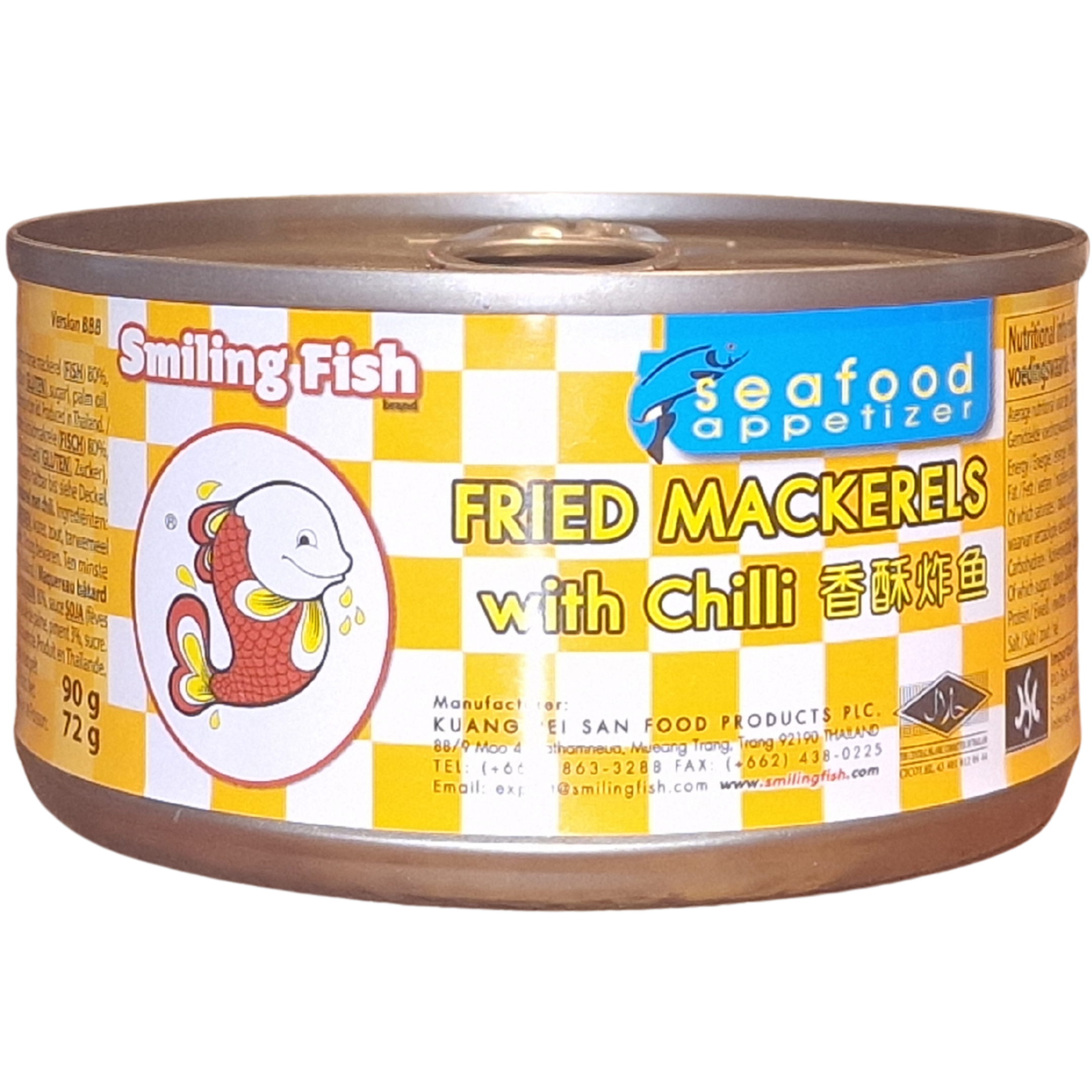 Fried Mackerel with Chilli Smiling Fish (90g.)
