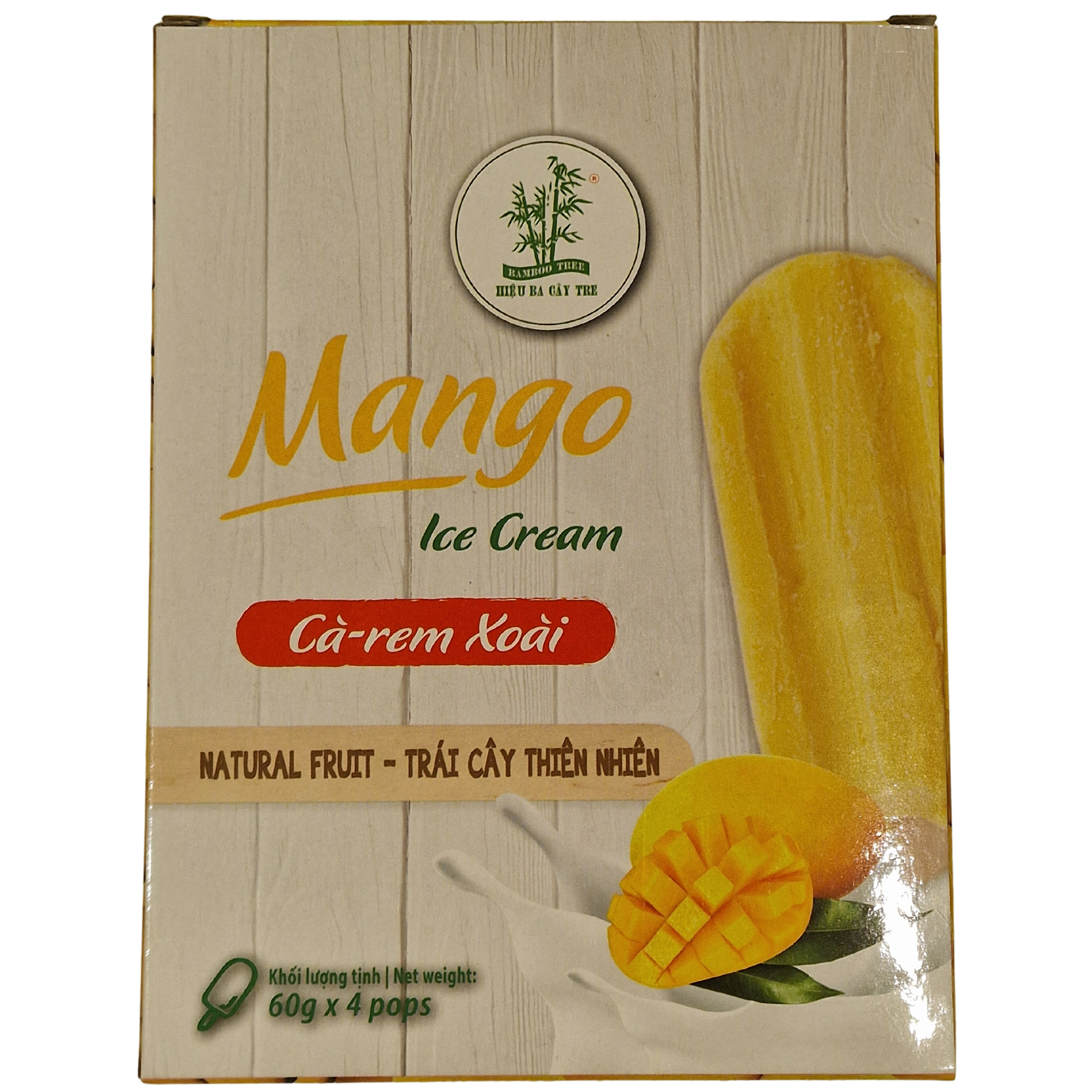 Ice Bar Mango BAMBOO TREE (4 x 60g.)