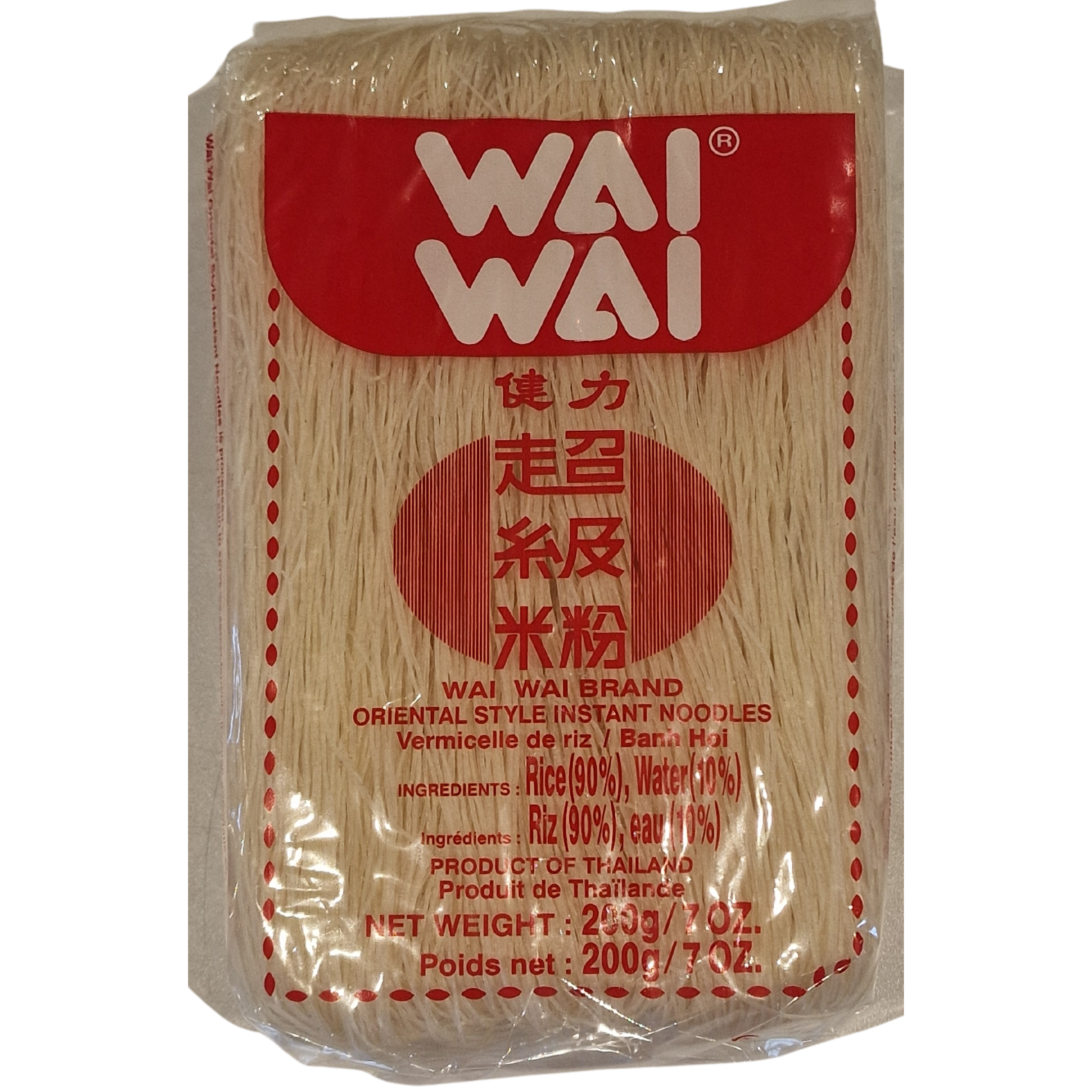 Rice Vermicelli WAI WAI Brand (200g.)