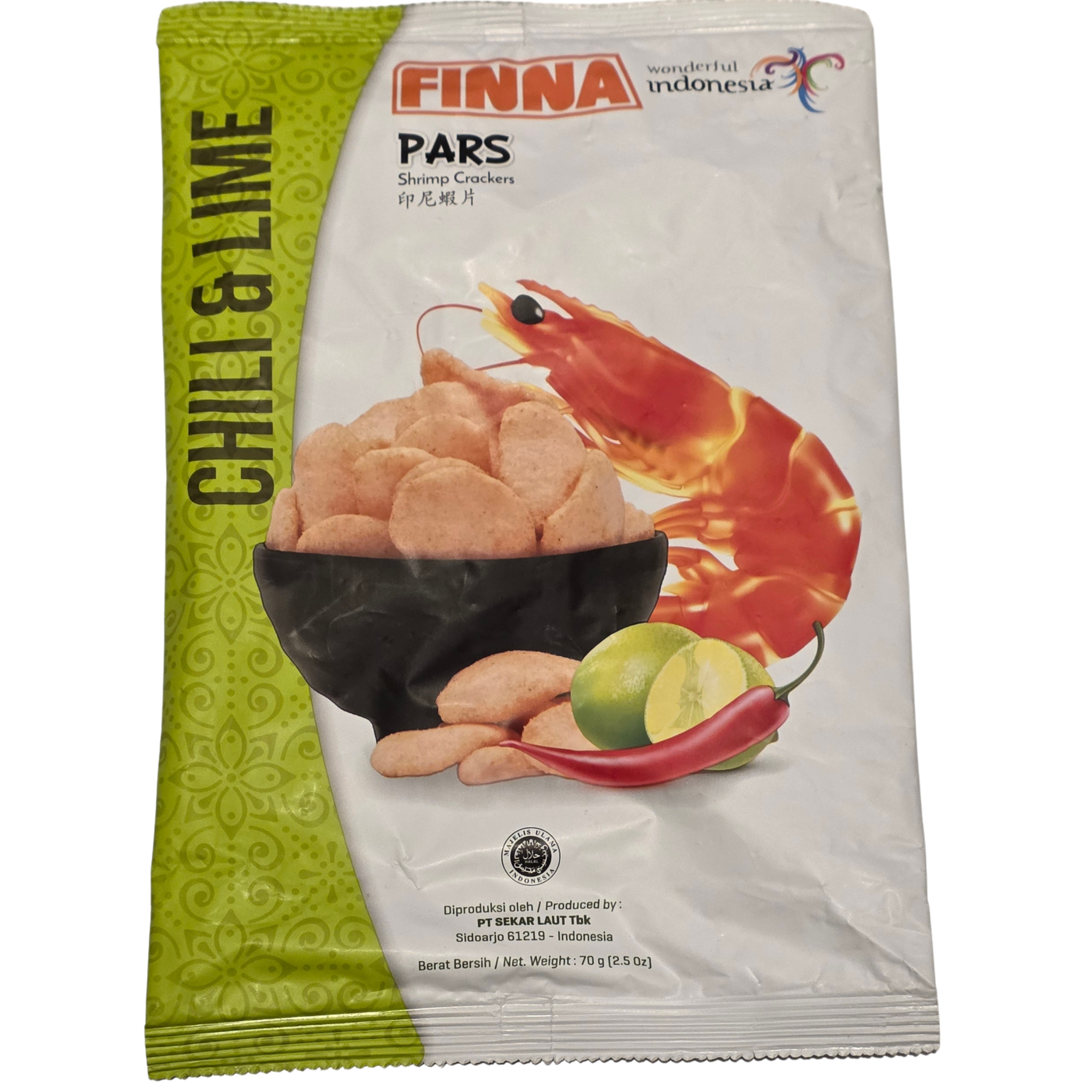 FINNA PARS, Prawn Crackers Chilli & Lime (70g.)