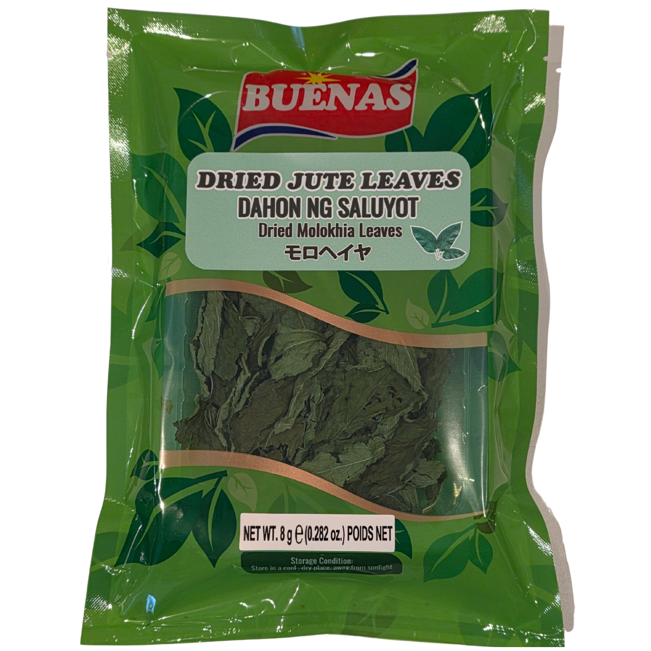 Buenas - Dried Jute Leaves Saluyot (8g)