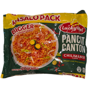 Lucky Me Instant Noodles Pancit Canton Chillimansi Kasalo Pack (120g.)