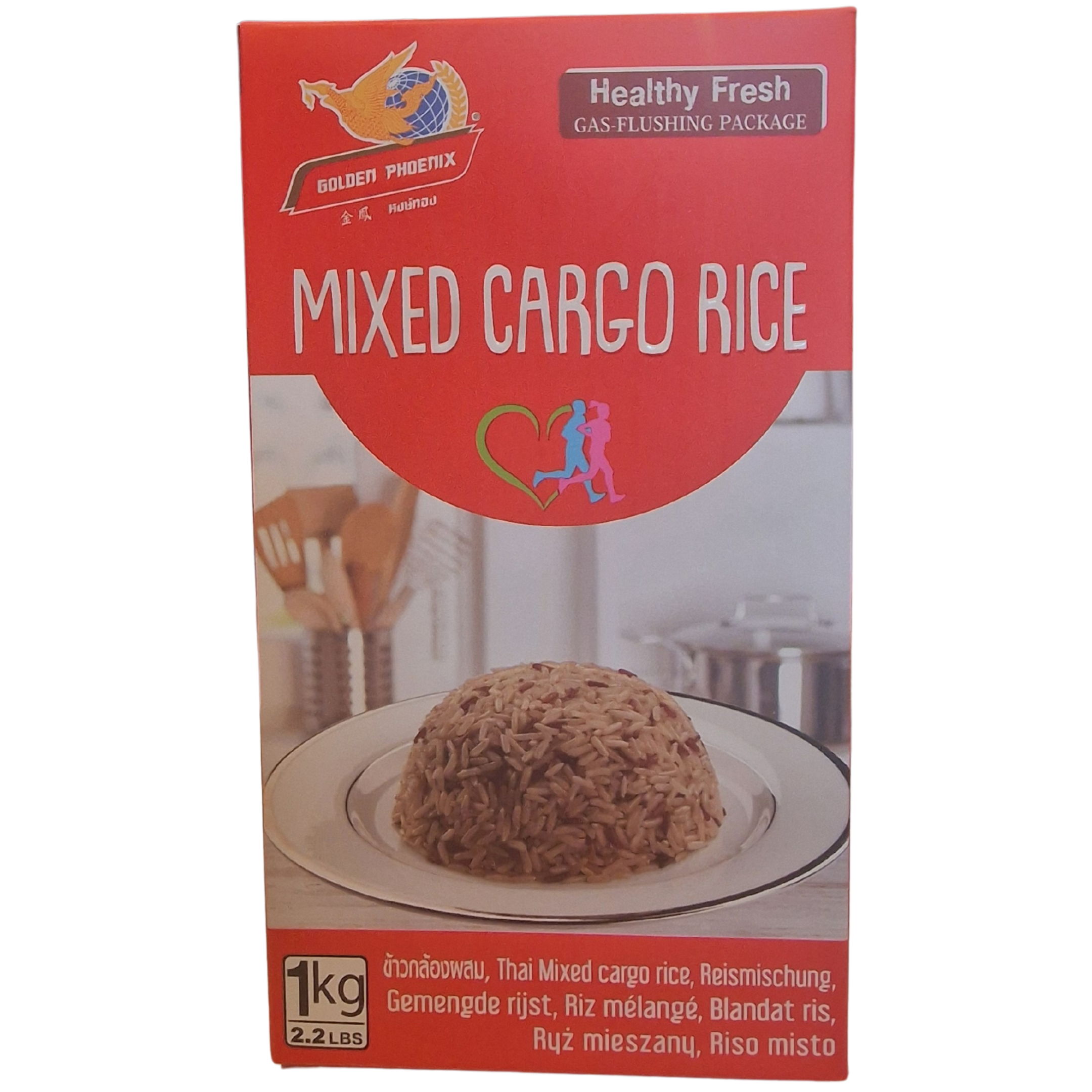 Rice Cargo Mixed GOLDEN PHOENIX (1kg.)